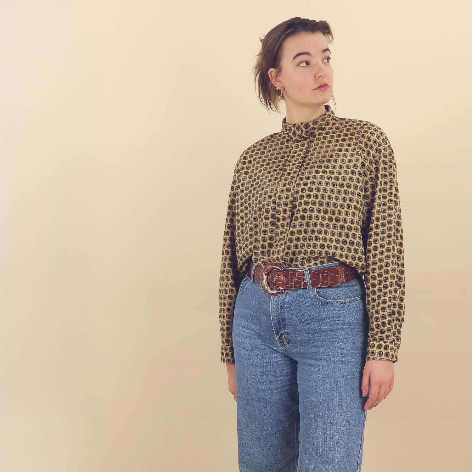 Women's Patterned Vintage Shirts and Blouses
