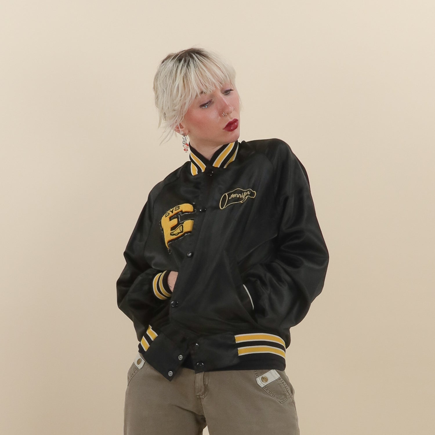 Vintage Nylon Varsity Jackets