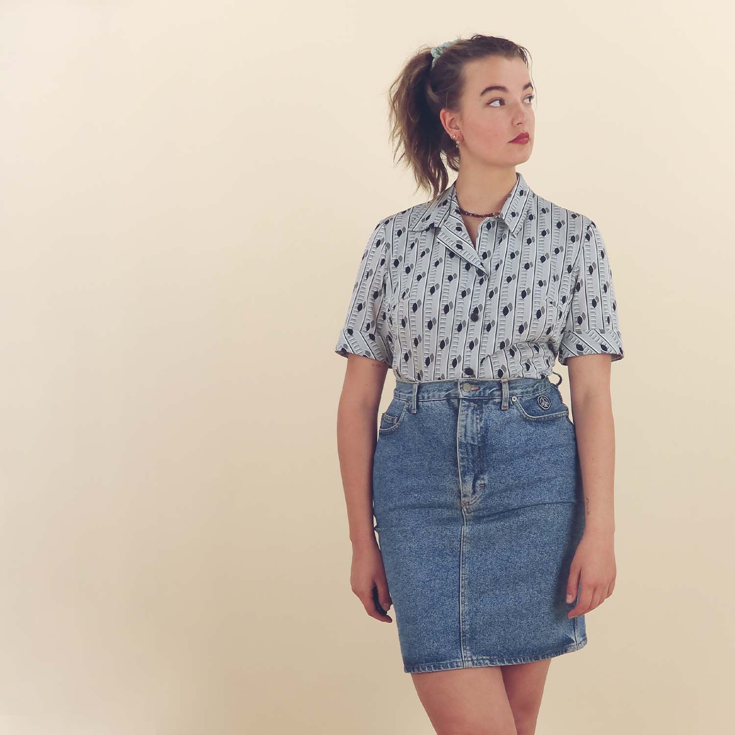 Women's Vintage Short Sleeve Shirts