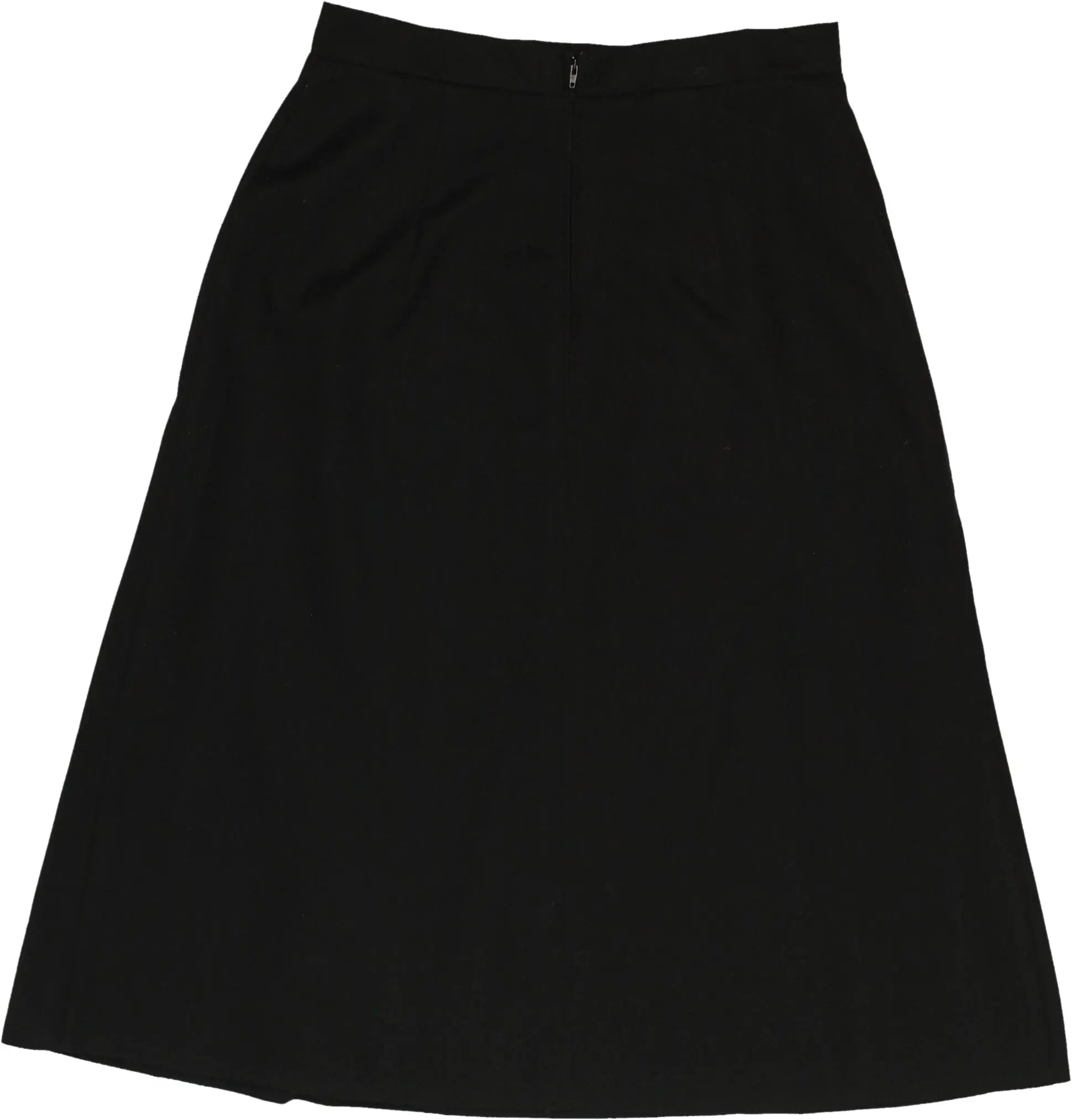 C&A - Black A-line skirt- ThriftTale.com - Vintage and second handclothing