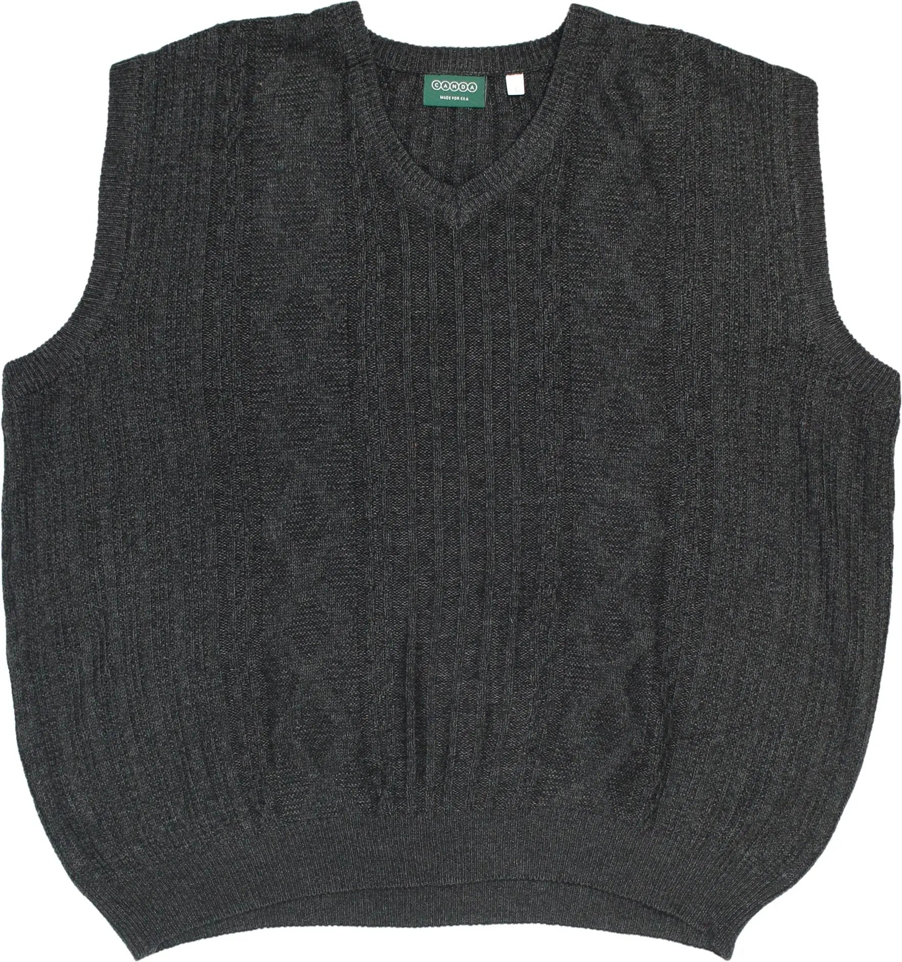 C&A - Knitted Vest- ThriftTale.com - Vintage and second handclothing