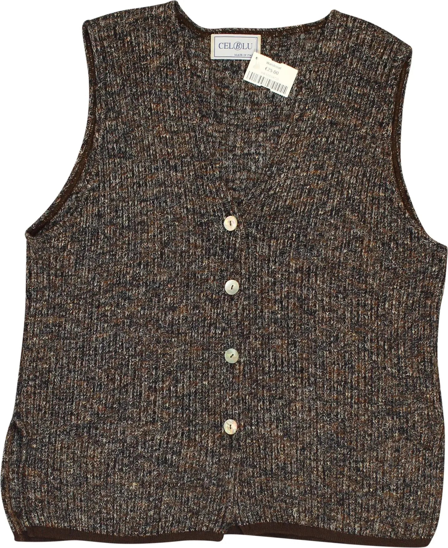 Celblu - Knitted Vest- ThriftTale.com - Vintage and second handclothing