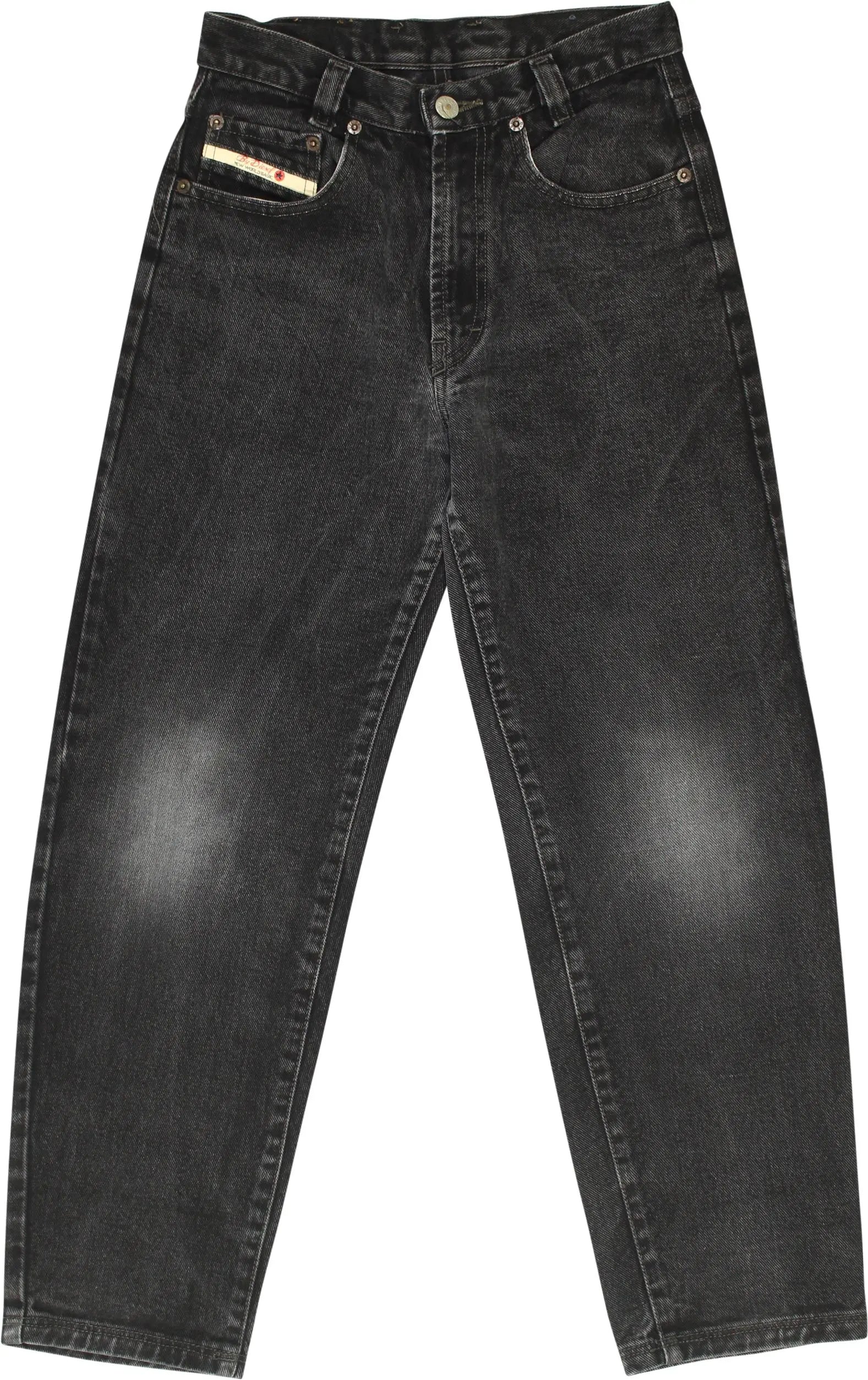 Diesel - Black Jeans- ThriftTale.com - Vintage and second handclothing