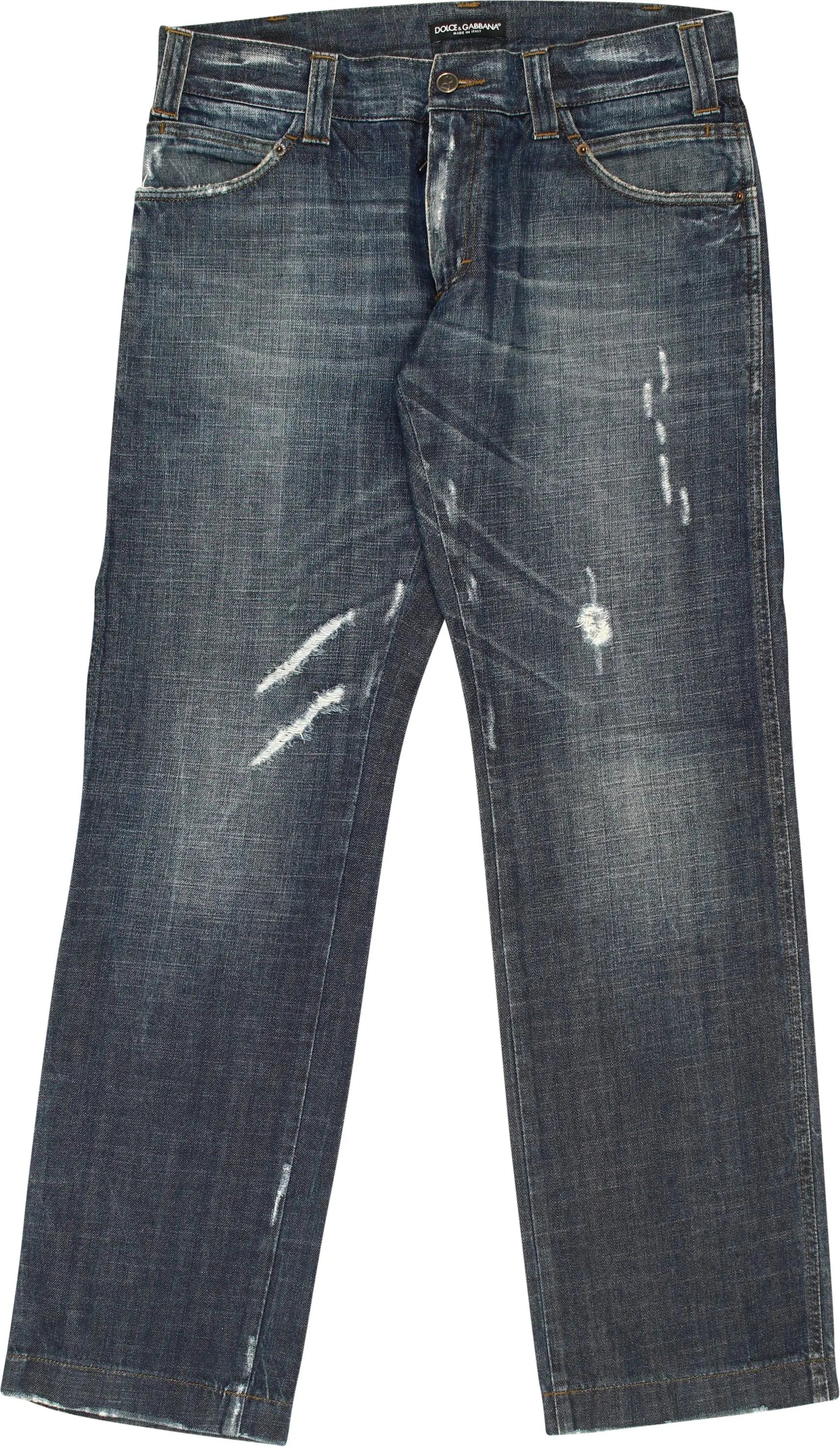 Dolce & Gabbana - Dolce & Gabbana 16 Classic Distressed Jeans- ThriftTale.com - Vintage and second handclothing