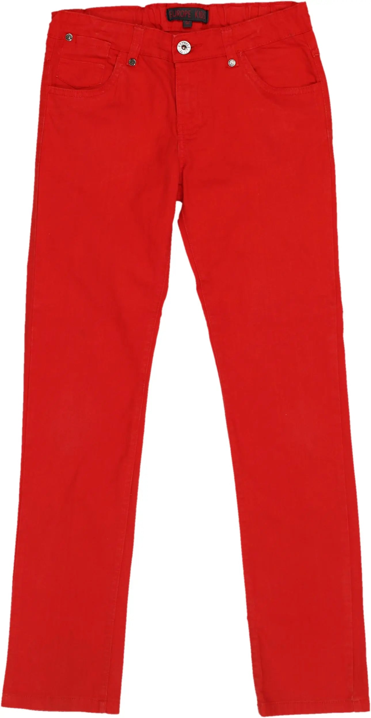 Europe Kids - Red Skinny Jeans- ThriftTale.com - Vintage and second handclothing