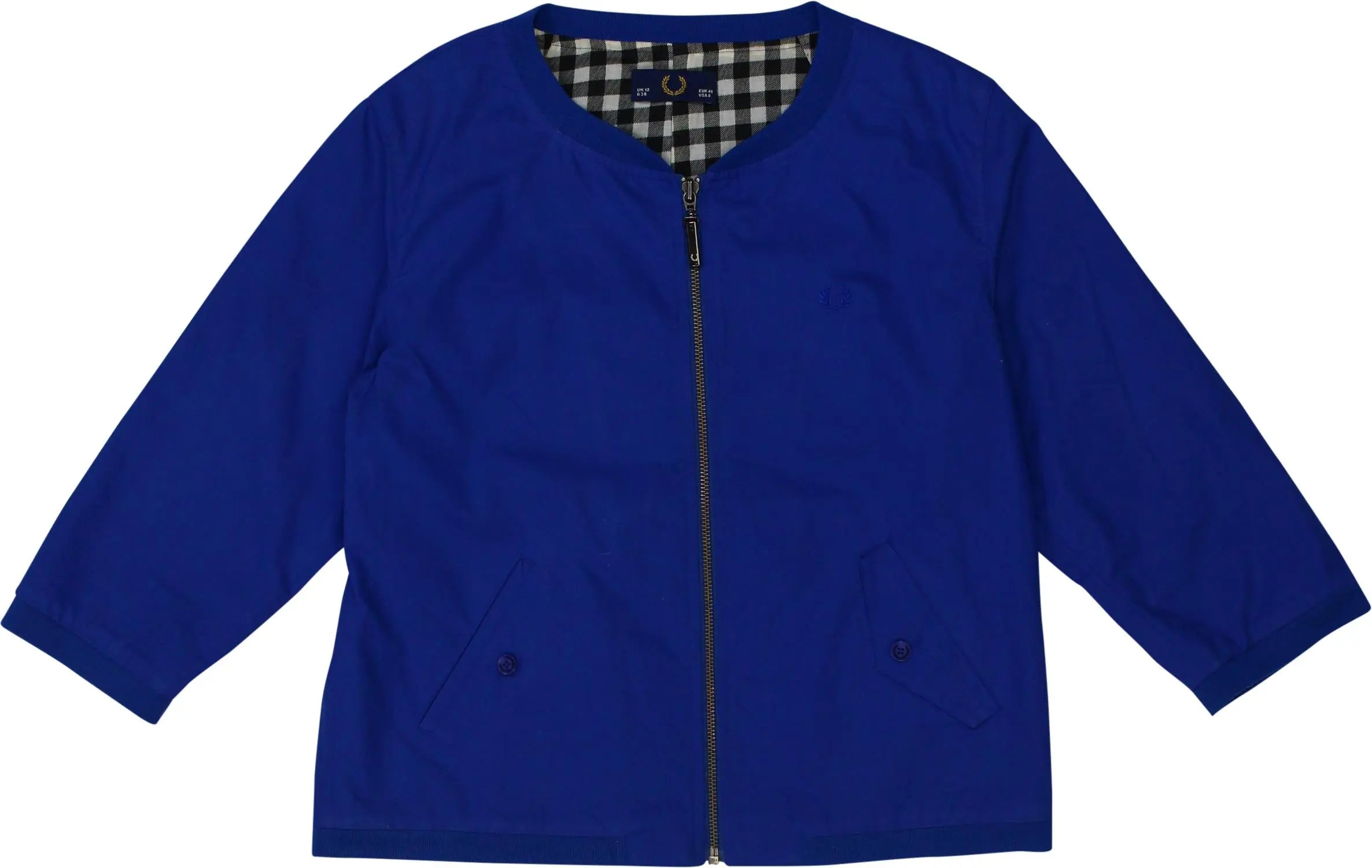 Fred Perry - Blue Jacket by Fred Perry- ThriftTale.com - Vintage and second handclothing