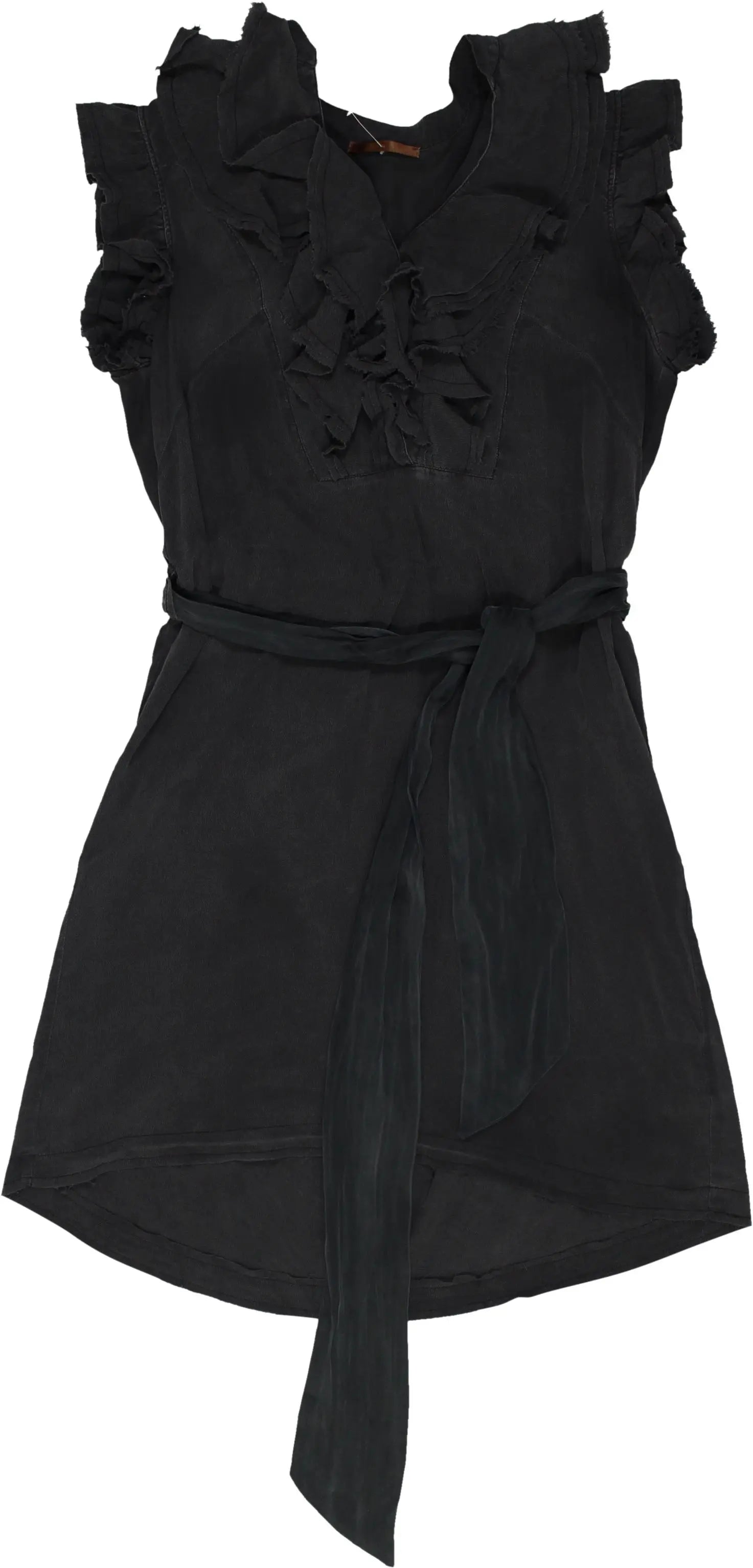 Gann - Silk Dress- ThriftTale.com - Vintage and second handclothing