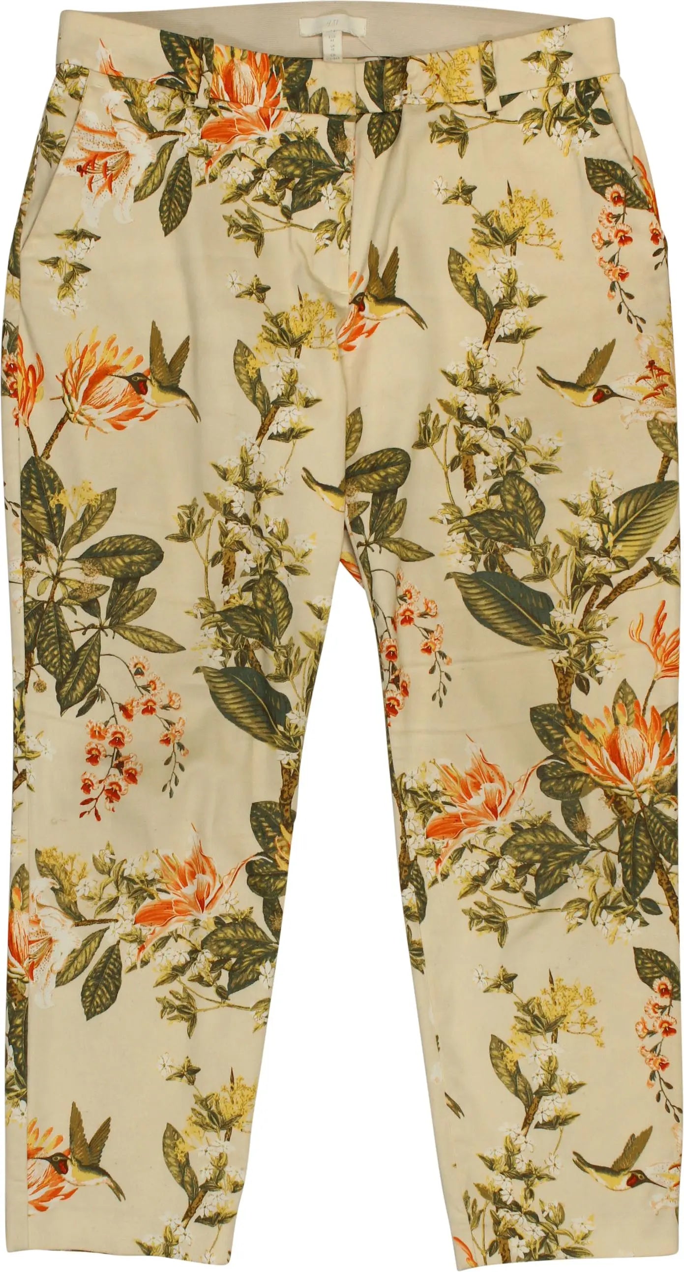 H&M - Patterned Trousers- ThriftTale.com - Vintage and second handclothing