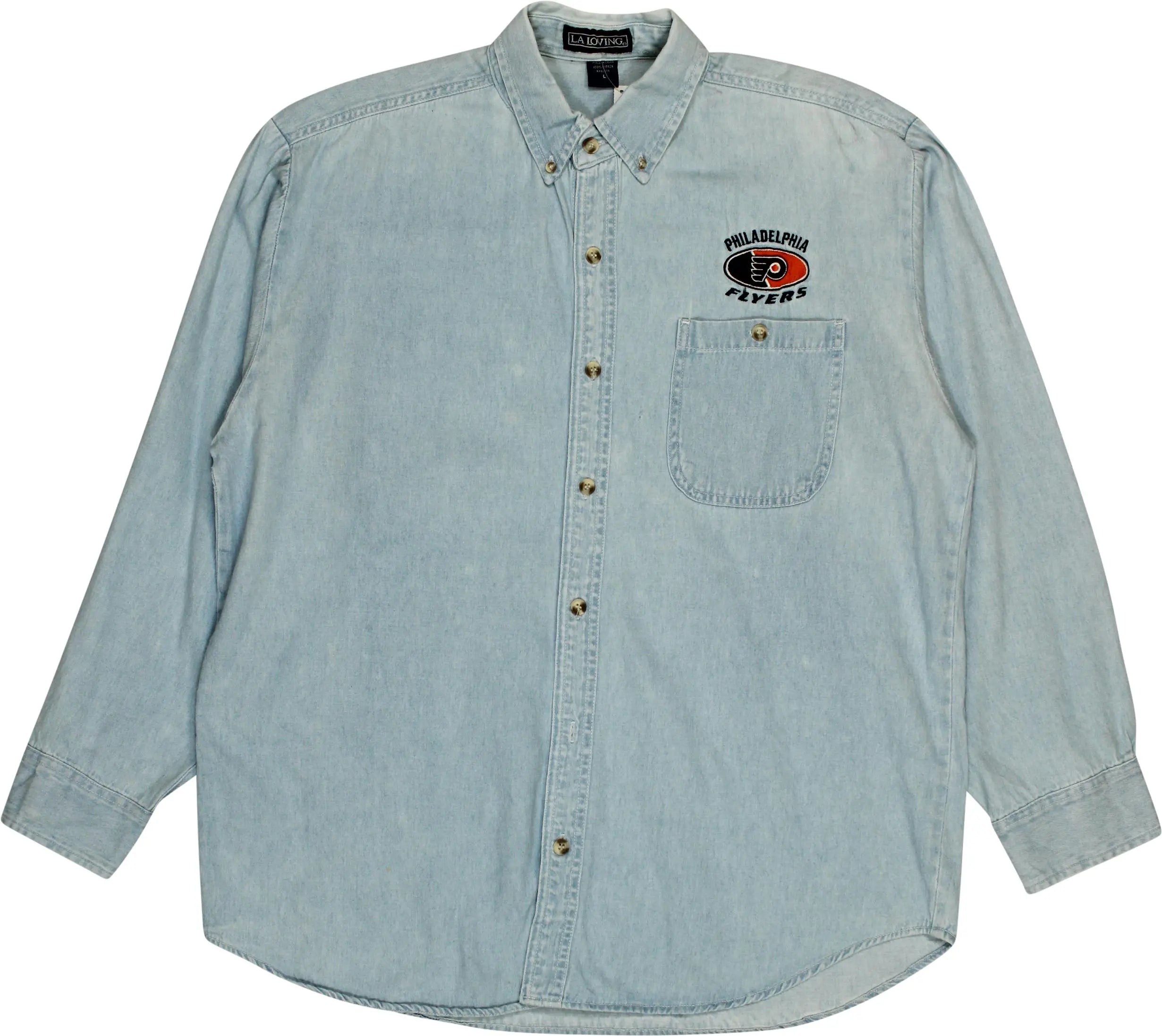 La Loving - Denim Shirt- ThriftTale.com - Vintage and second handclothing