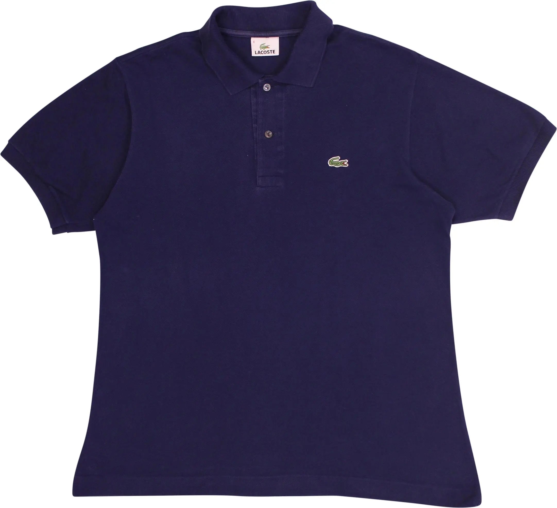Lacoste - Blue Polo Shirt by Lacoste- ThriftTale.com - Vintage and second handclothing