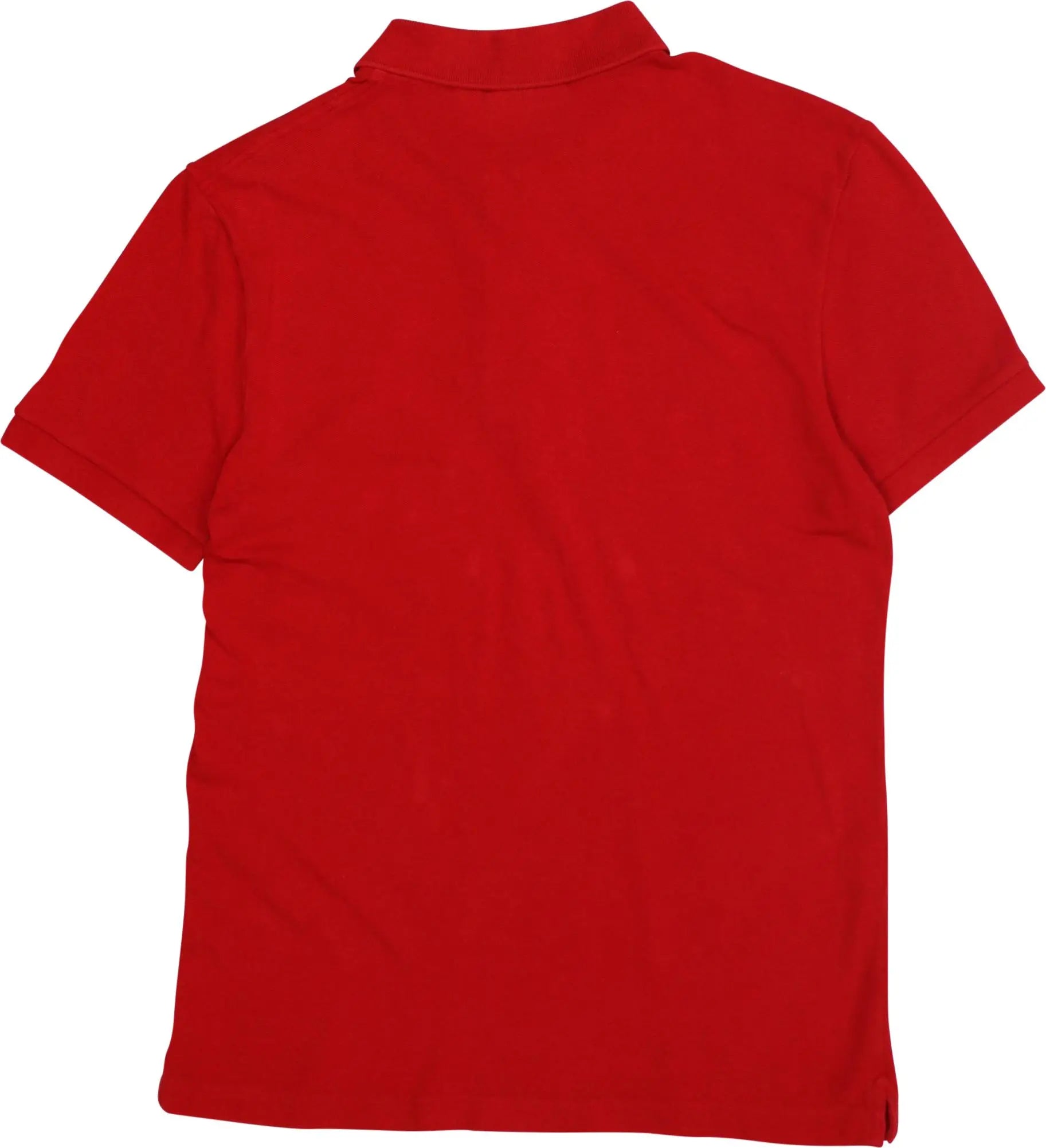 Lacoste - Red Short Sleeve Polo by Lacoste- ThriftTale.com - Vintage and second handclothing