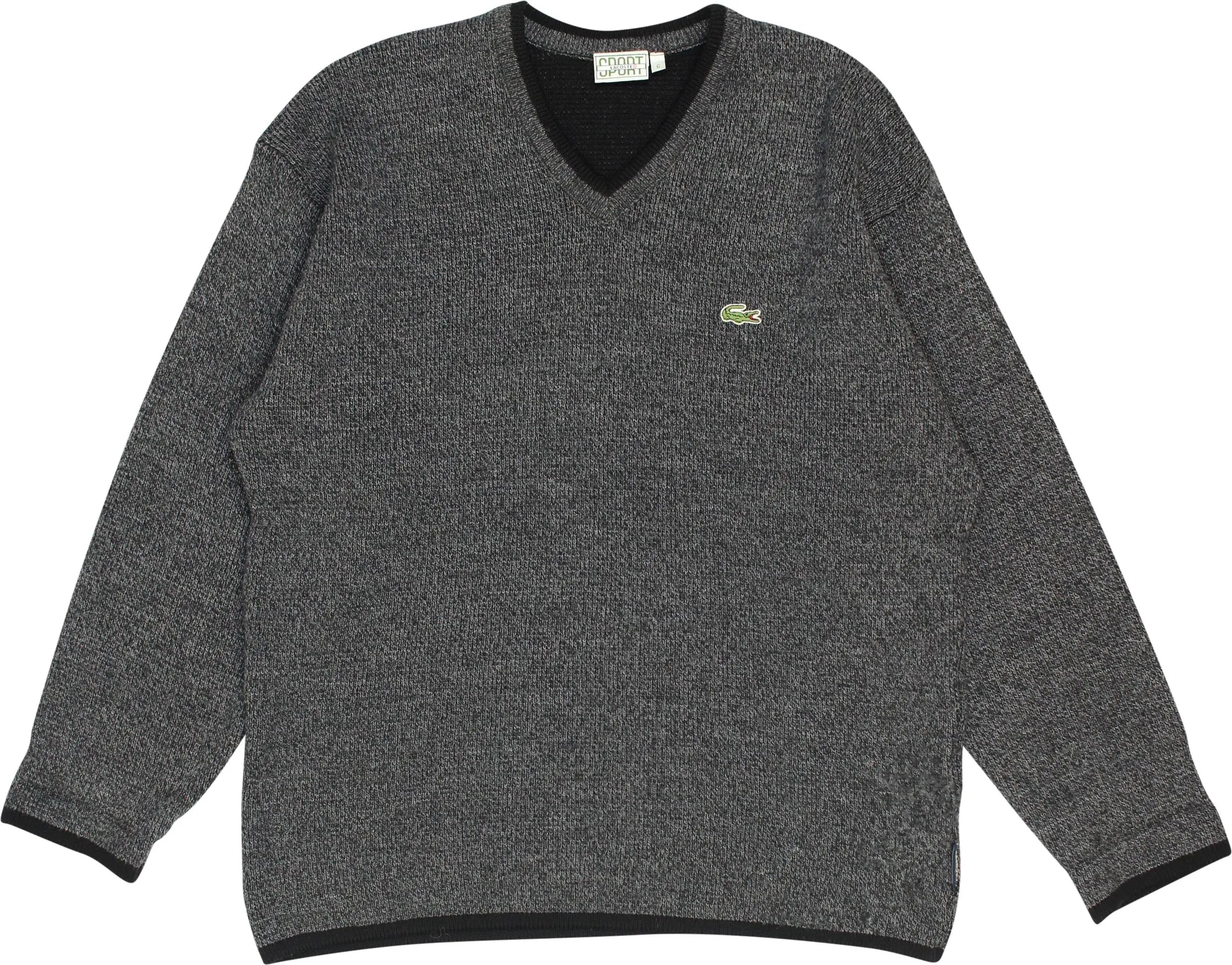 Lacoste - V-Neck Jumper by Lacoste- ThriftTale.com - Vintage and second handclothing