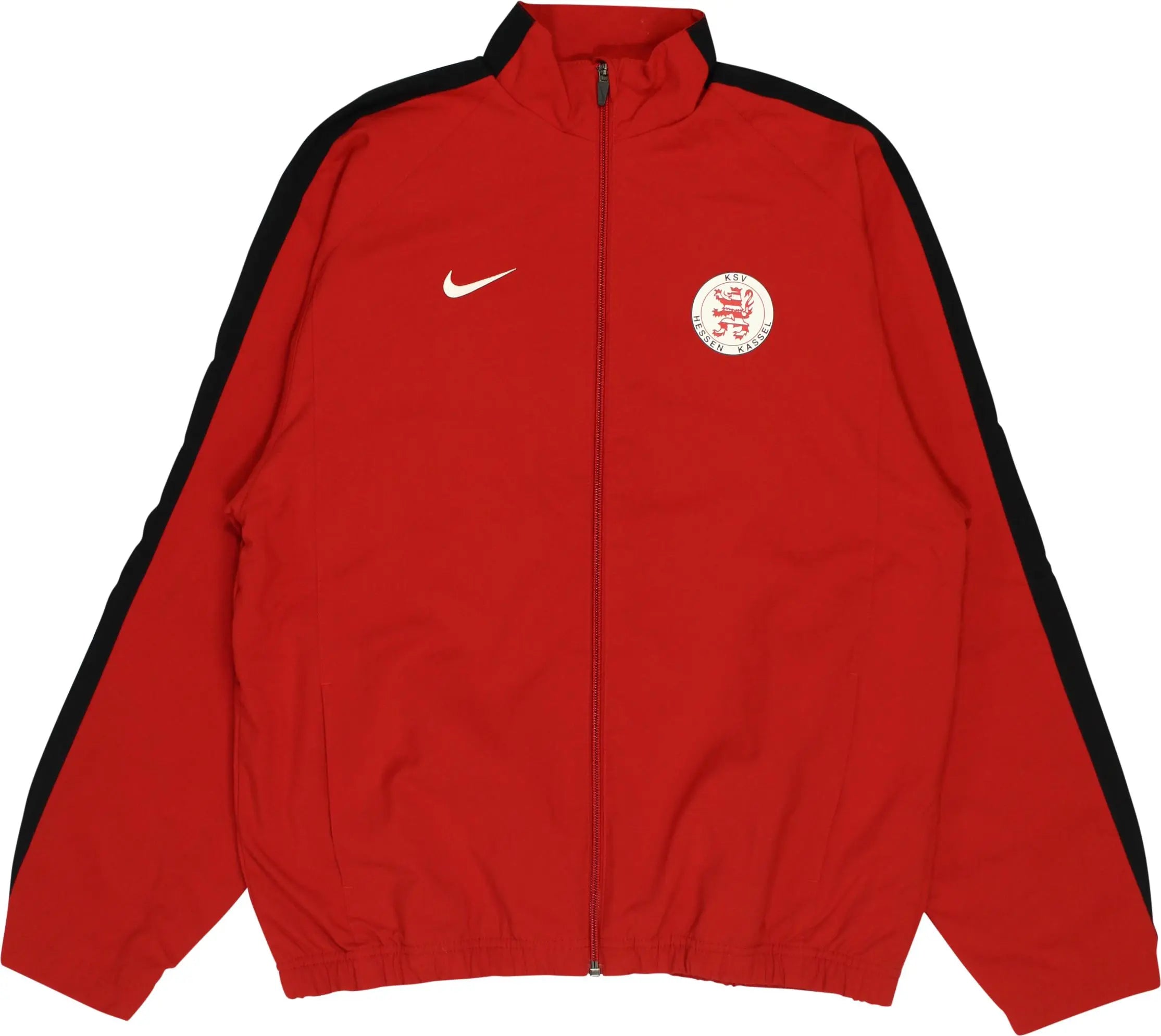 Nike - Red Track Jacket by Nike- ThriftTale.com - Vintage and second handclothing
