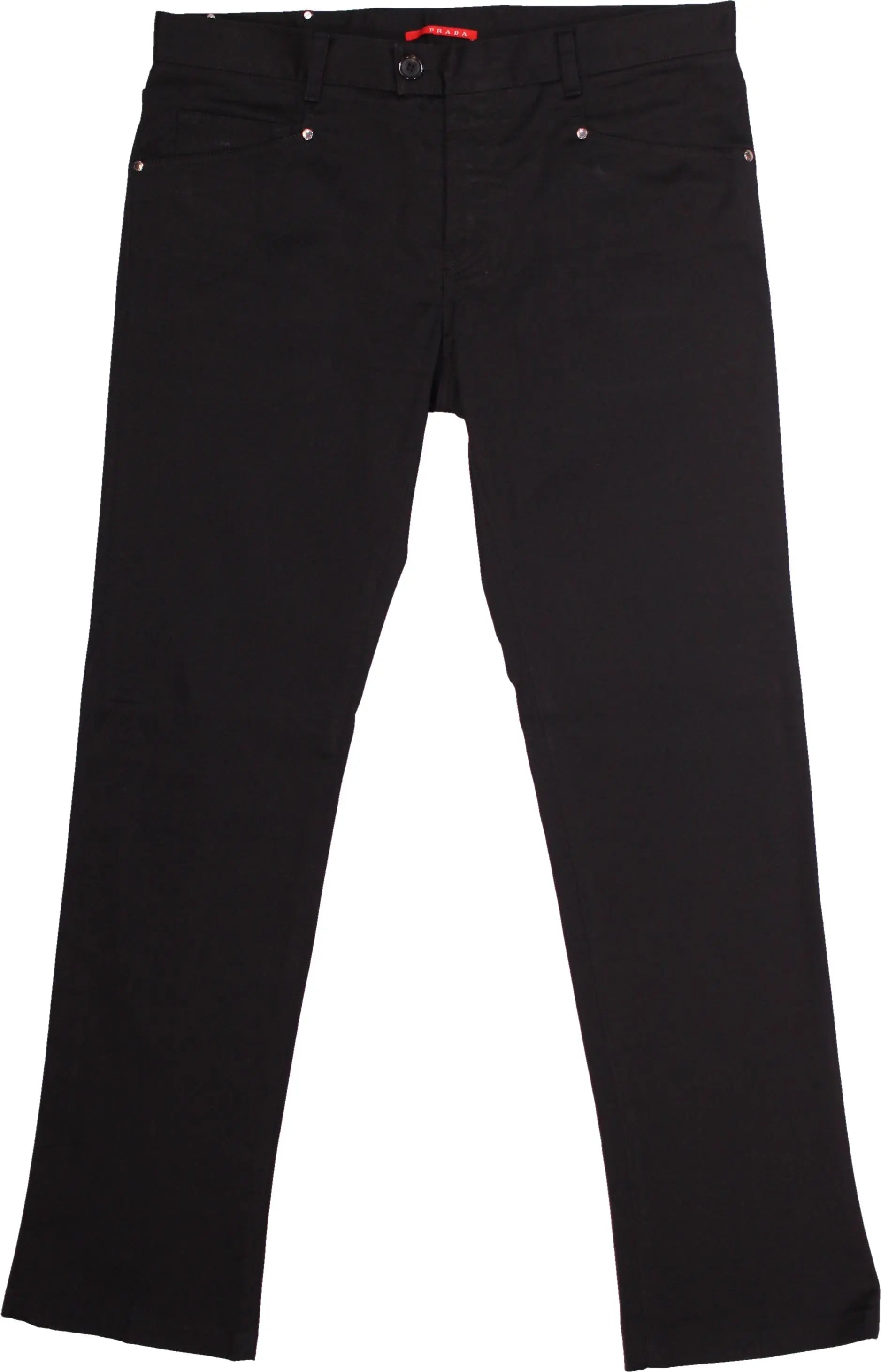 Prada - Black Pants by Prada- ThriftTale.com - Vintage and second handclothing
