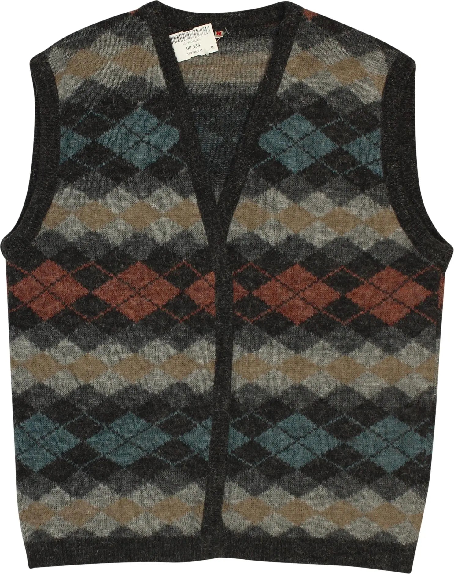 Unknown - Knitted Vest- ThriftTale.com - Vintage and second handclothing