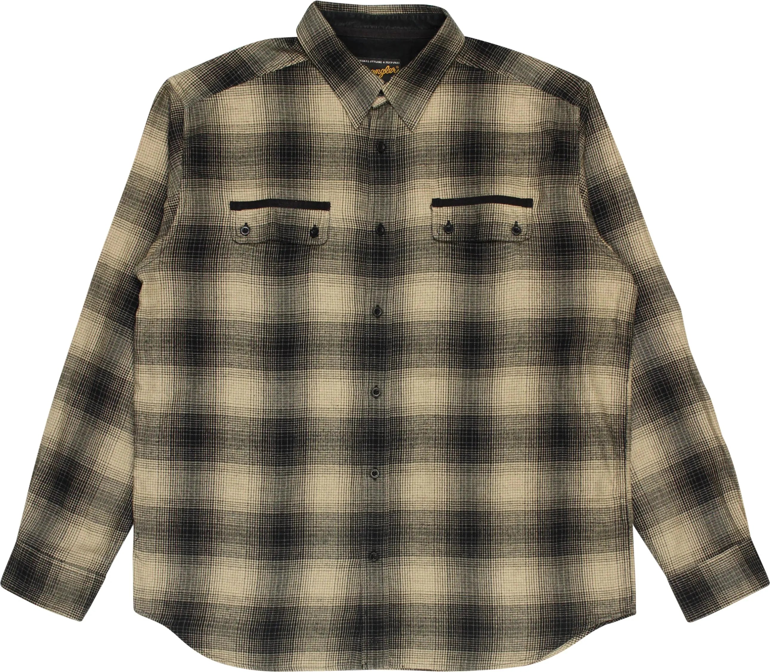 Wrangler - Wrangler Flannel Checked Shirt- ThriftTale.com - Vintage and second handclothing