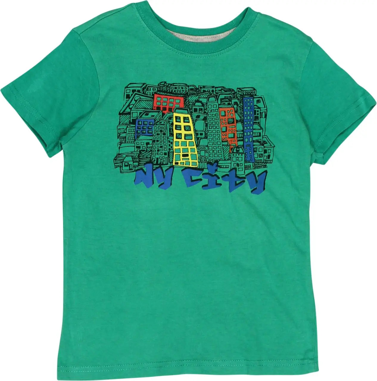Zeeman - Green T-shirt- ThriftTale.com - Vintage and second handclothing