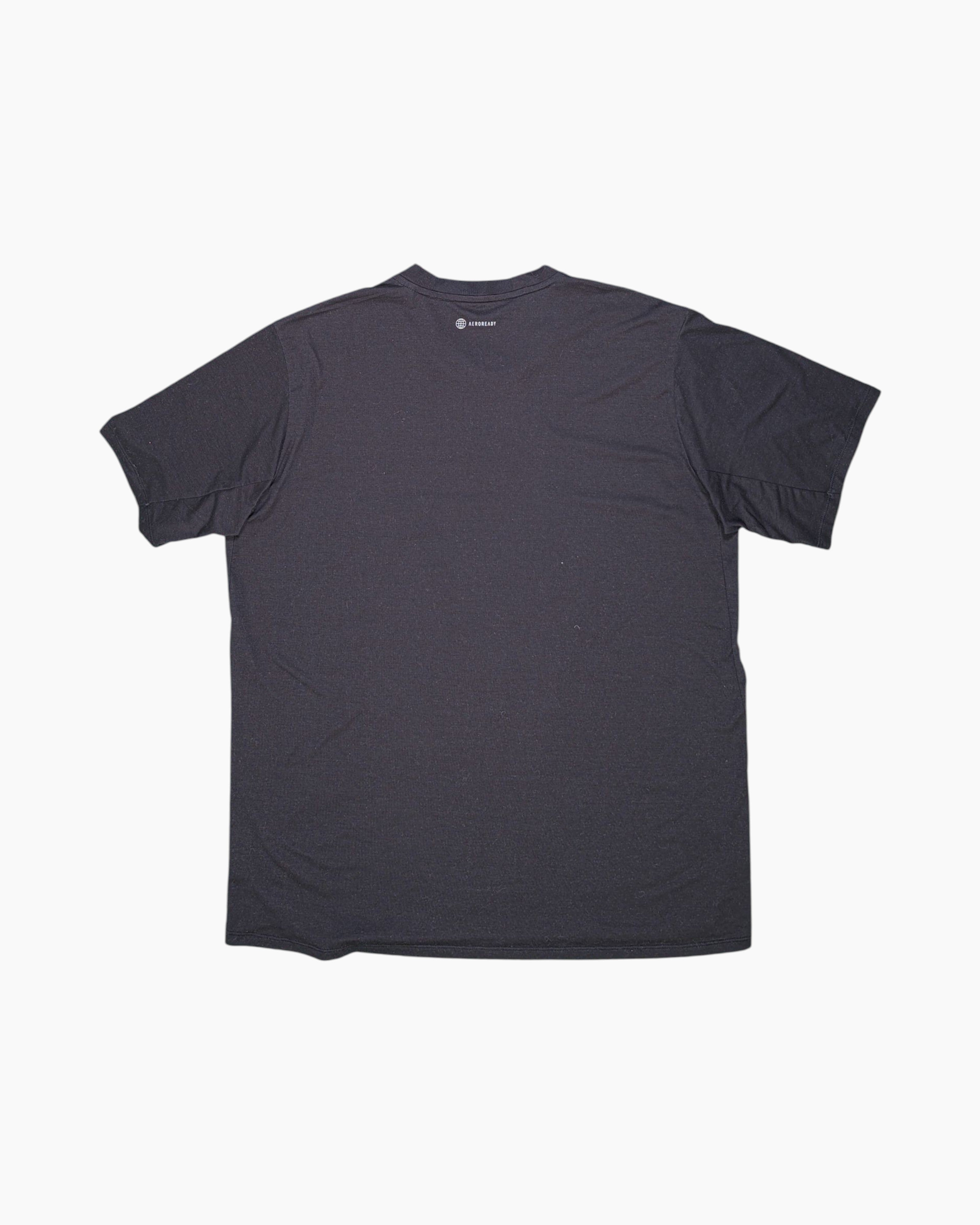 Back Pre-owned adidas Graphic/Logo T-Shirt – Black Printed Logo