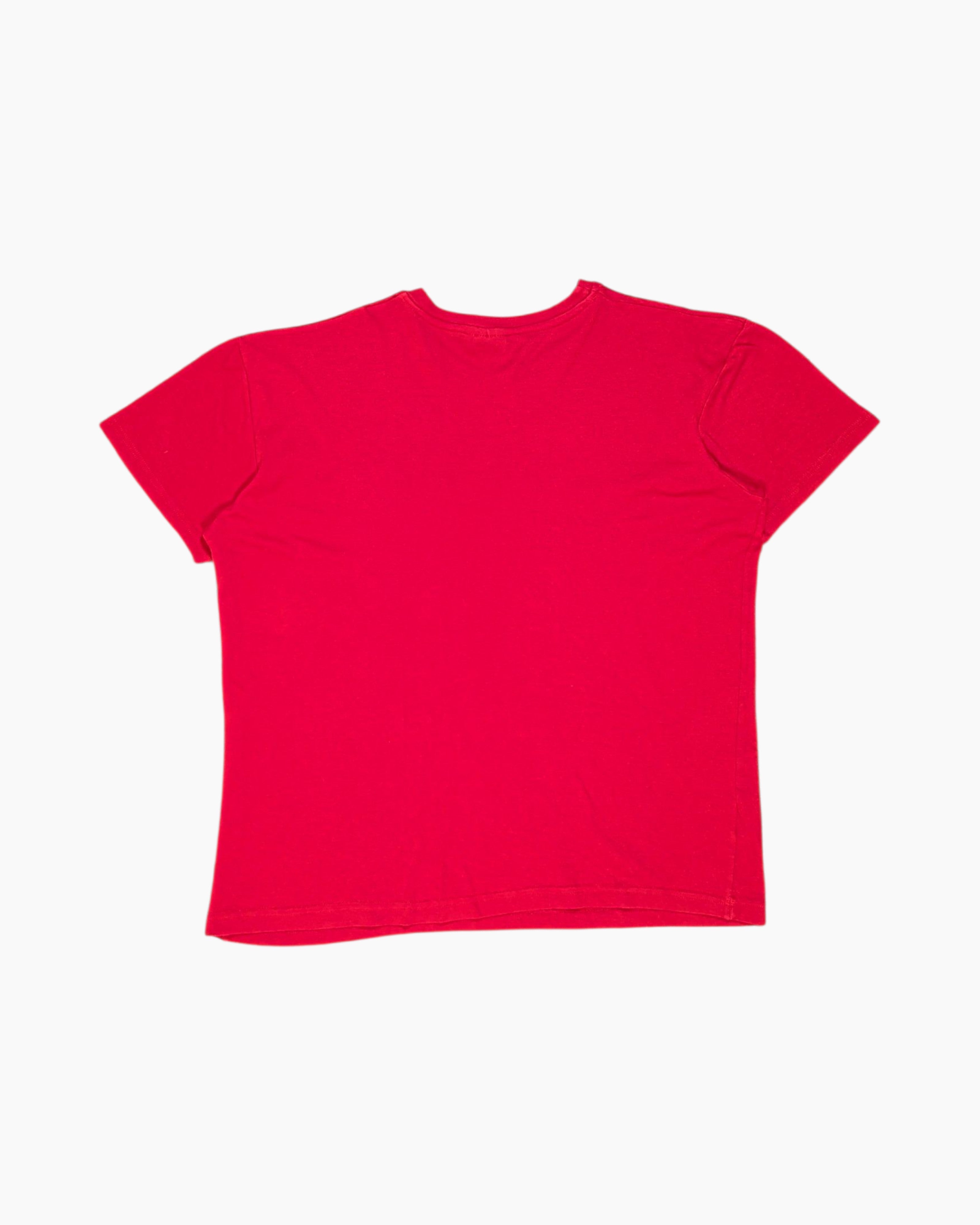 Back Pre-owned adidas Graphic T-Shirt – Red Trefoil Logo (XXL)