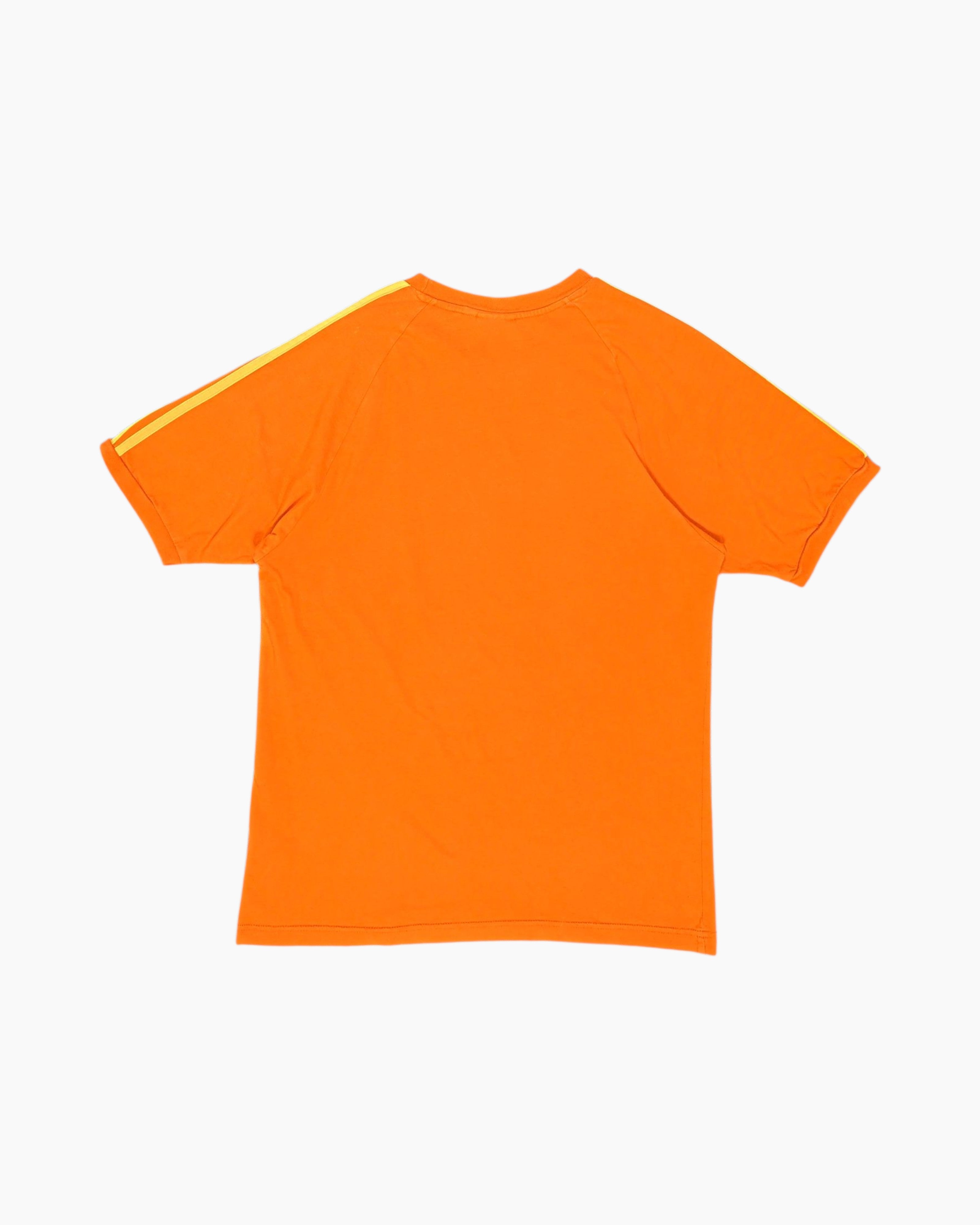 Back Pre-owned adidas Graphic T-Shirt – Orange Chest Logo (L)