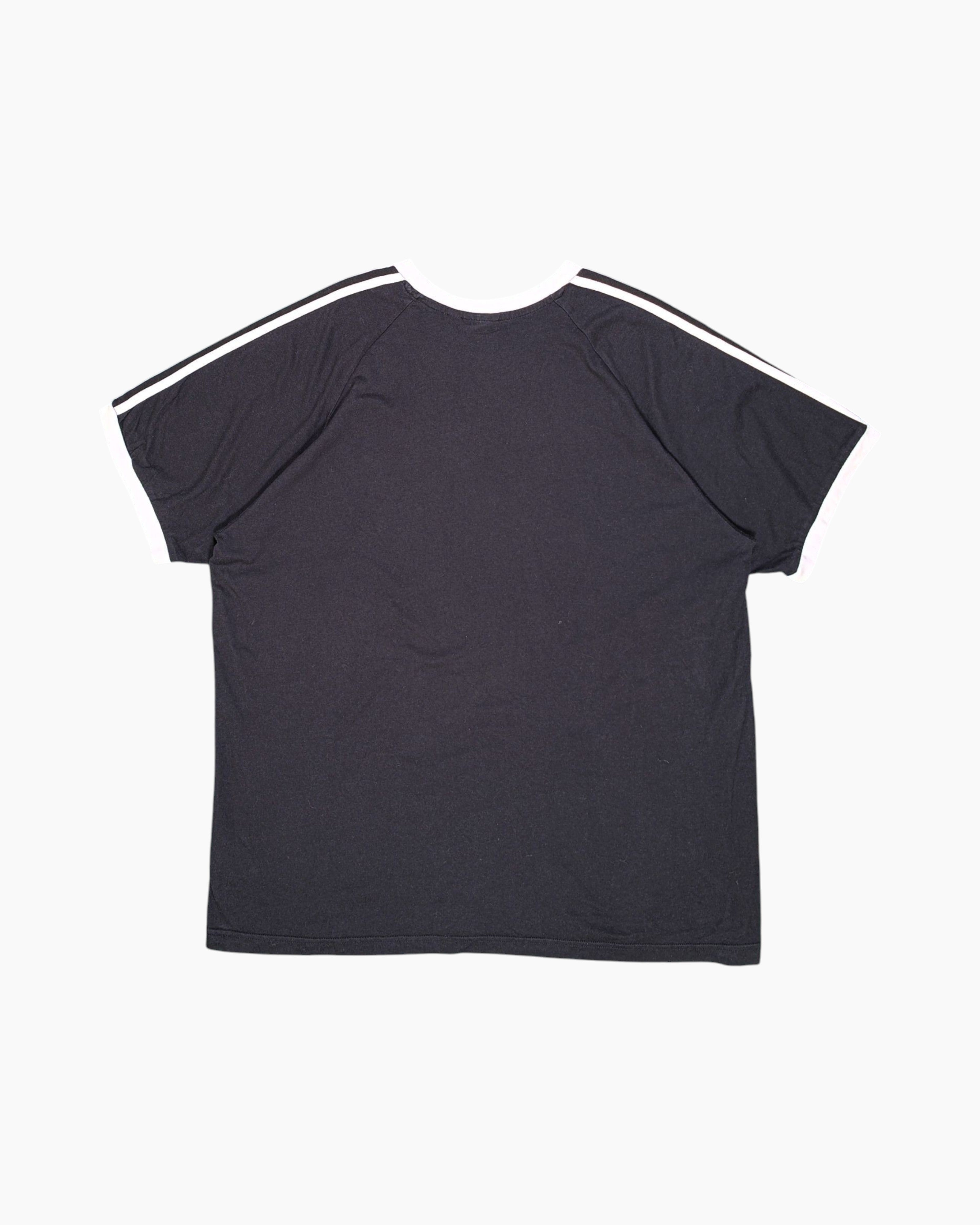 Back Pre-owned adidas Graphic T-Shirt – Black Trefoil Chest Print