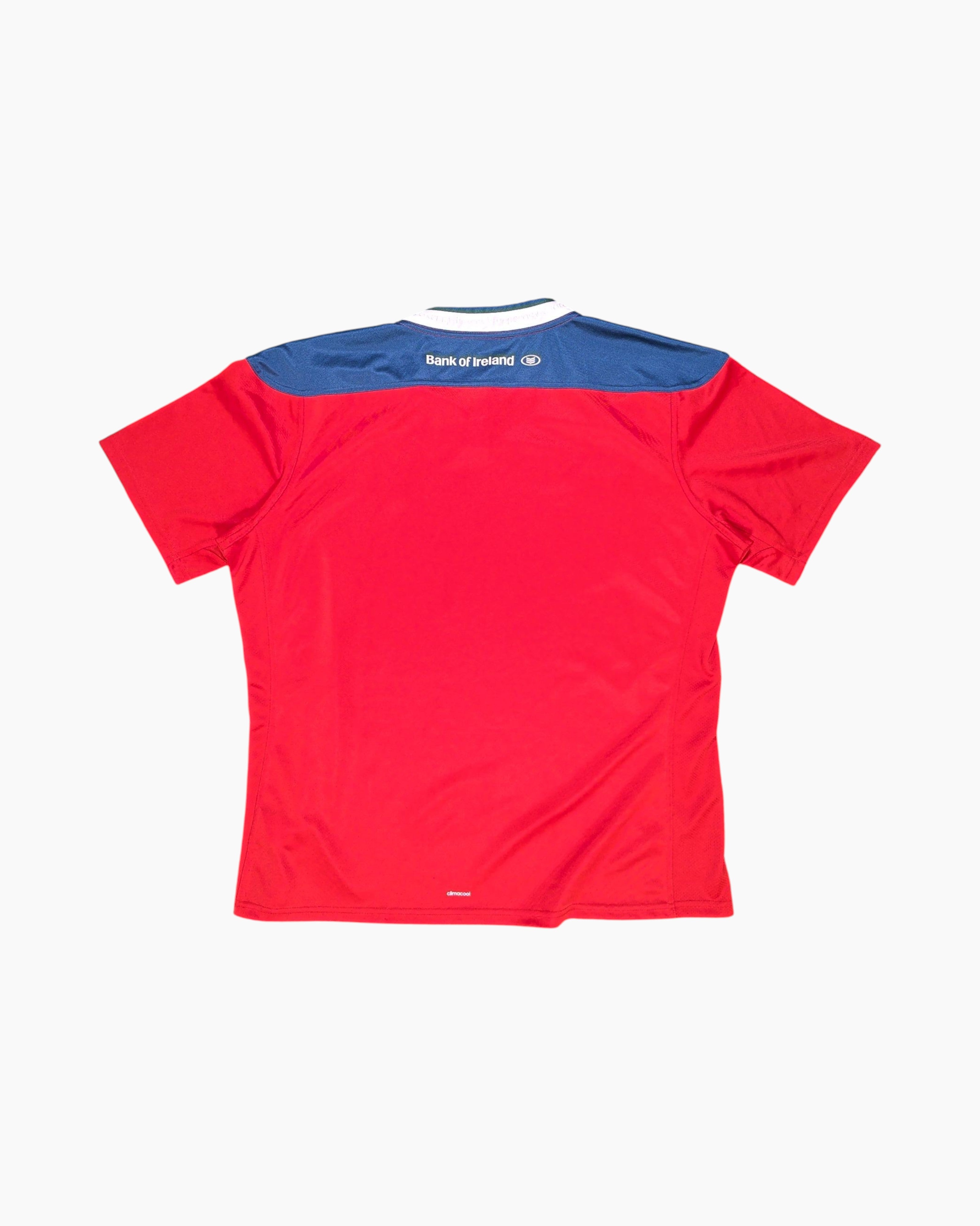 Back Pre-owned adidas Soccer Jersey – Red with Sponsor Print