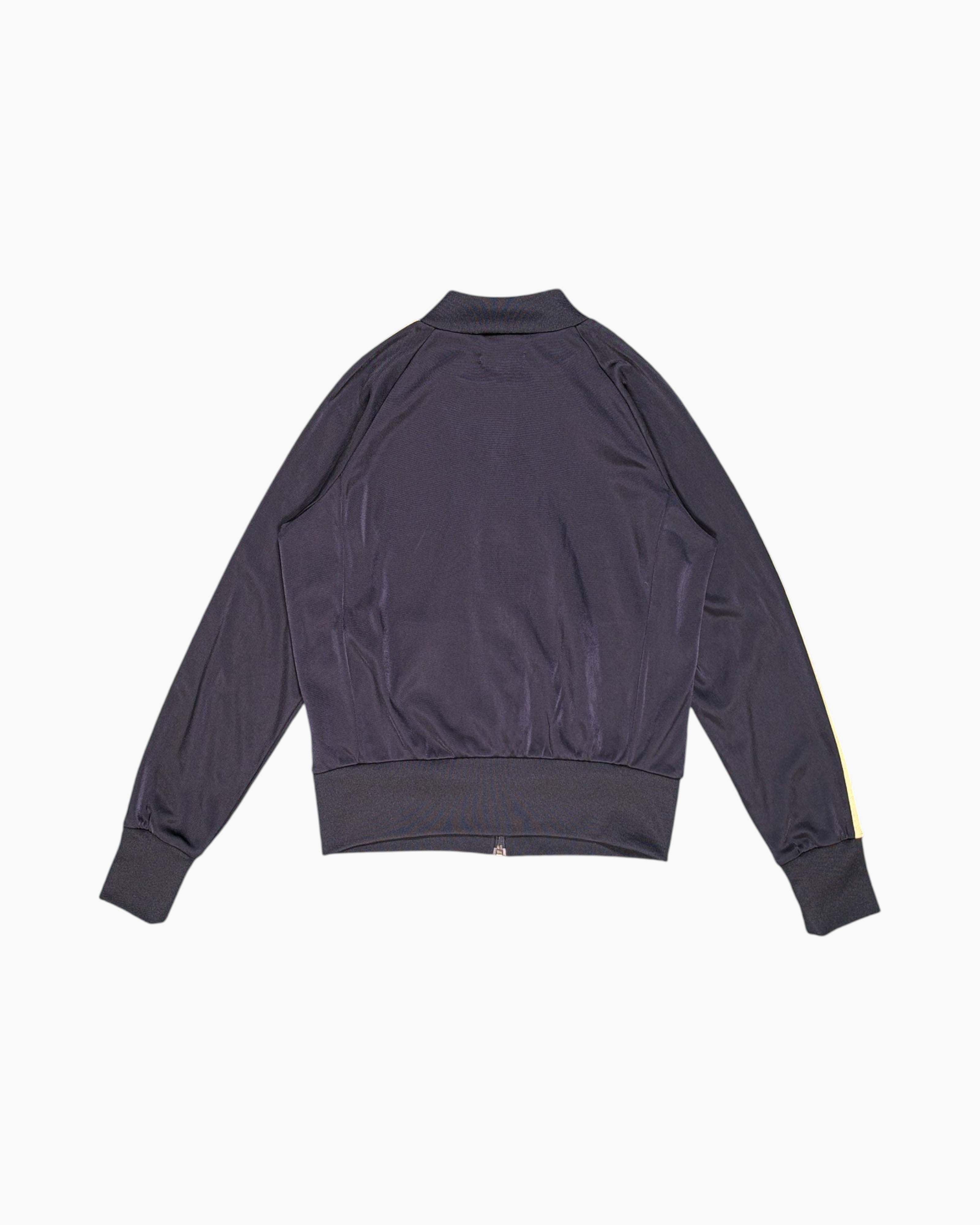 Back Pre-owned adidas Track Jacket – Black three-stripe sleeve