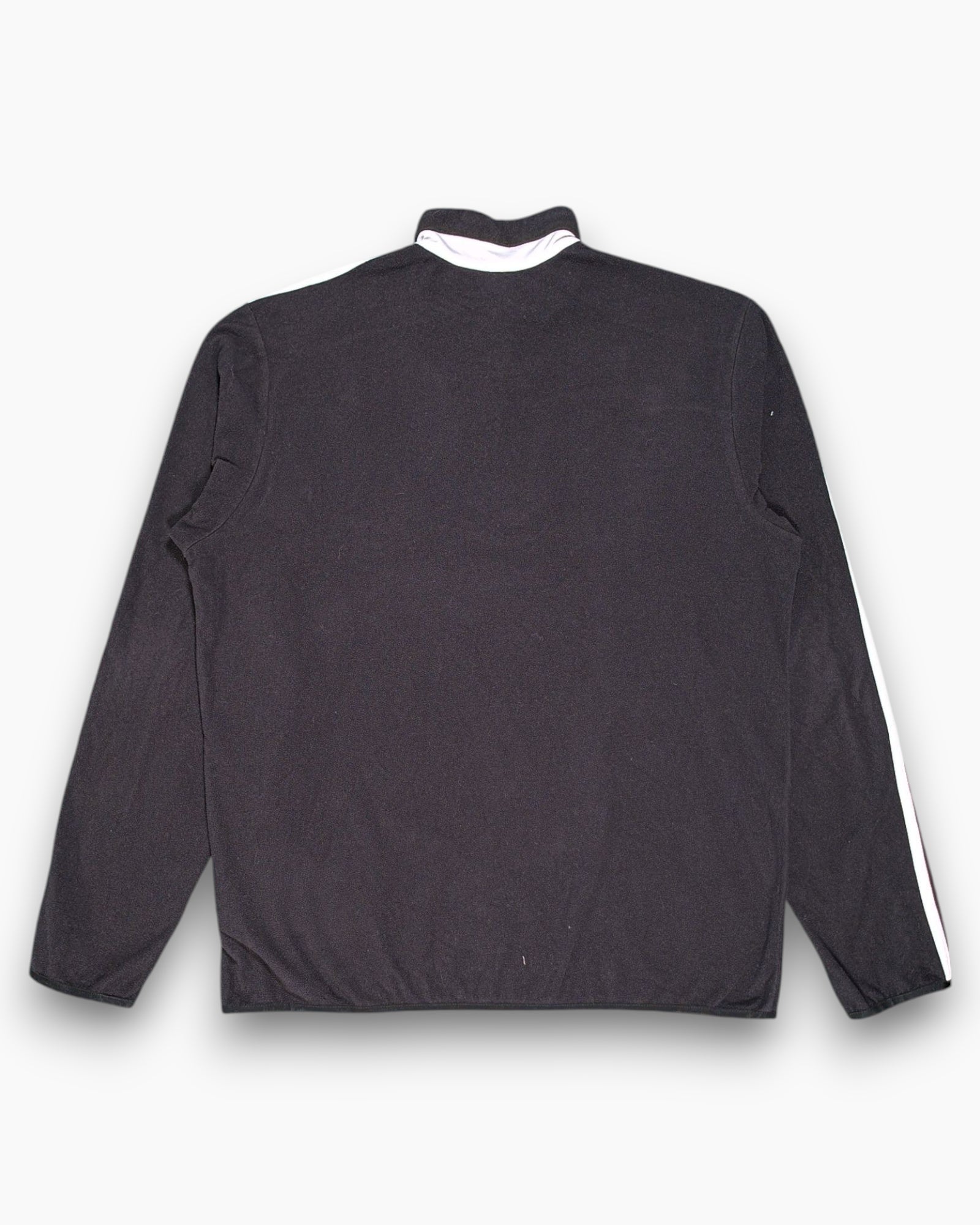 Back Pre-owned adidas Training Top (Half-Zip Pullover) – Black Contrast Stripes