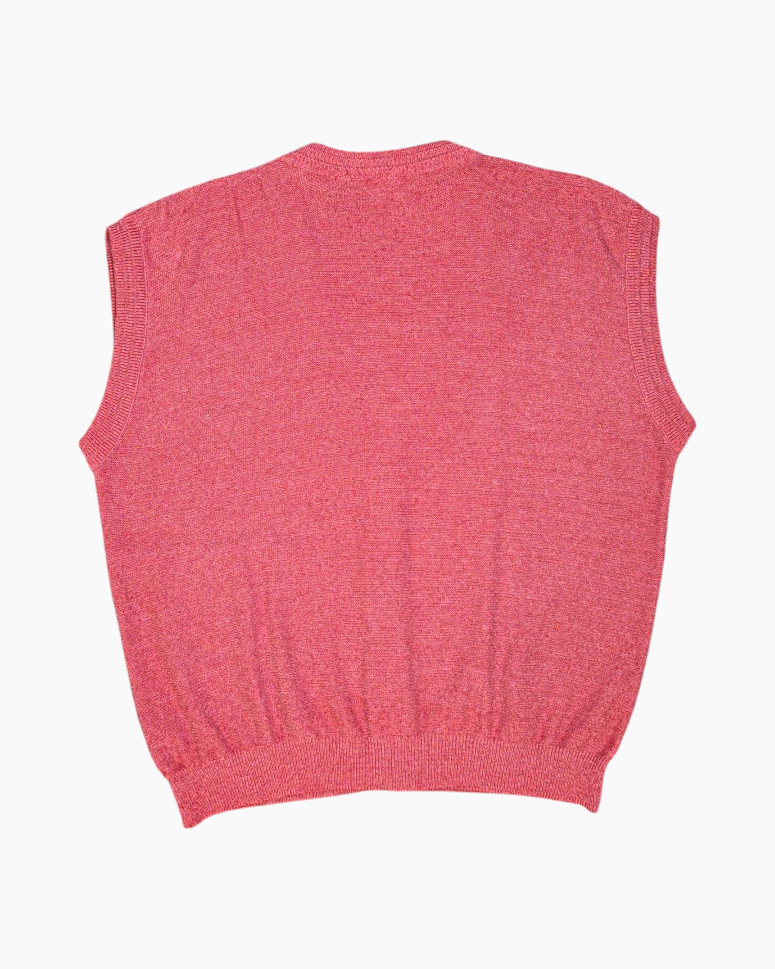 Back Vintage 80s/90s BASICS Cardigan – Pink Cropped Blouson