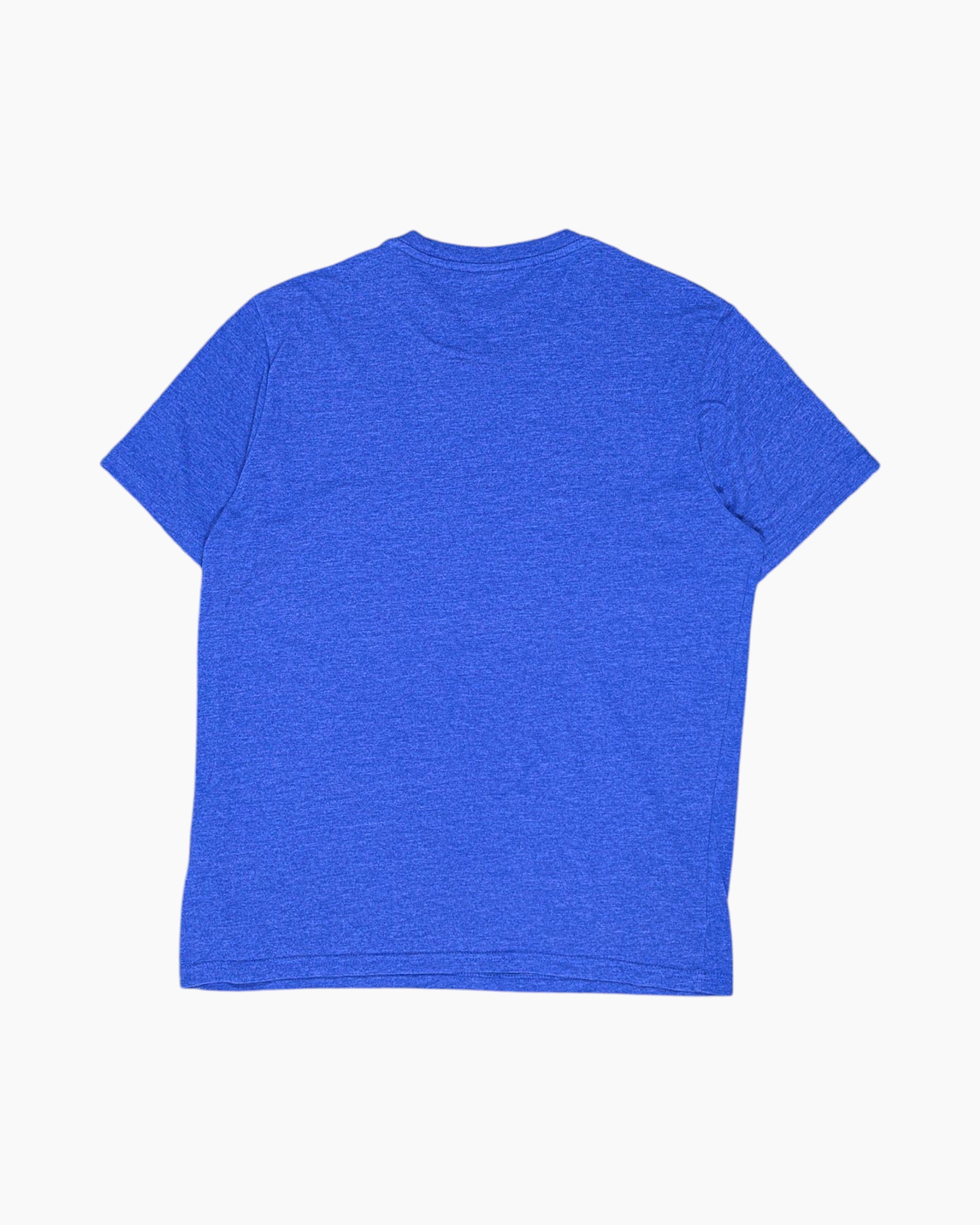 Back Pre-owned Champion Graphic T-Shirt – Blue Printed Logo