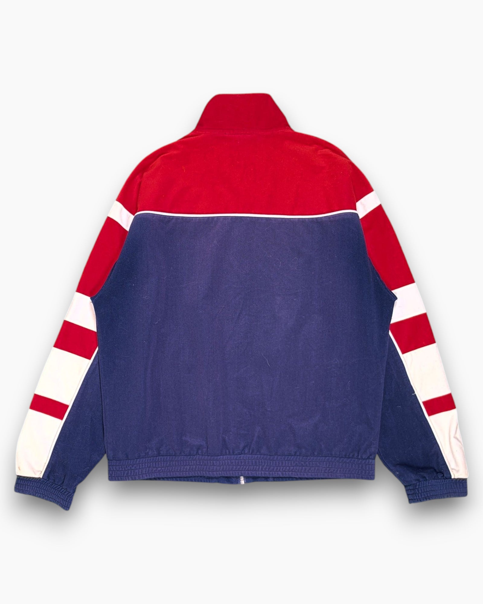 Back Vintage 70s/80s Converse Track Jacket – Navy Red Contrast Paneling