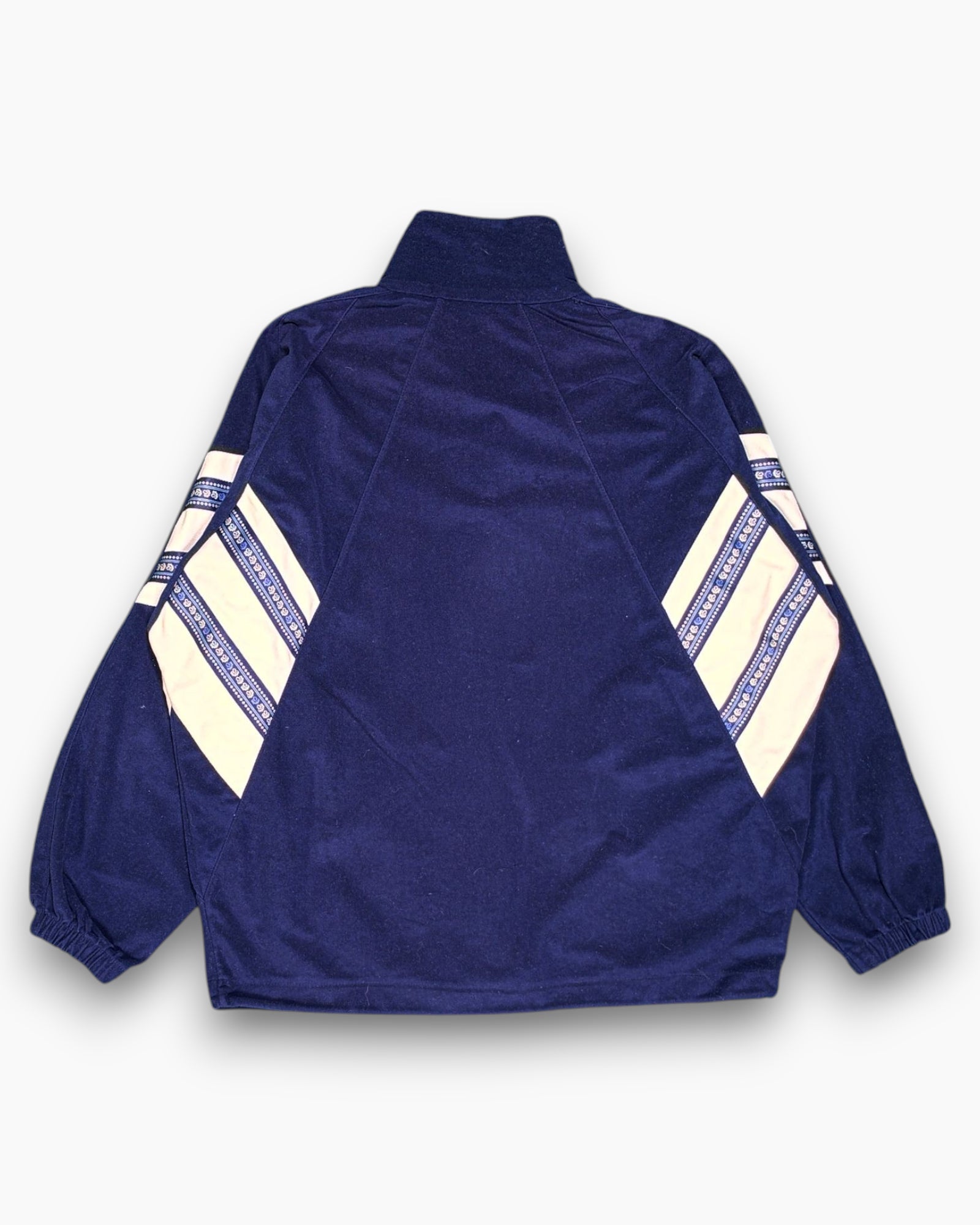 Back Vintage 80s/90s Divalon Track Jacket – Navy Contrast Paneling