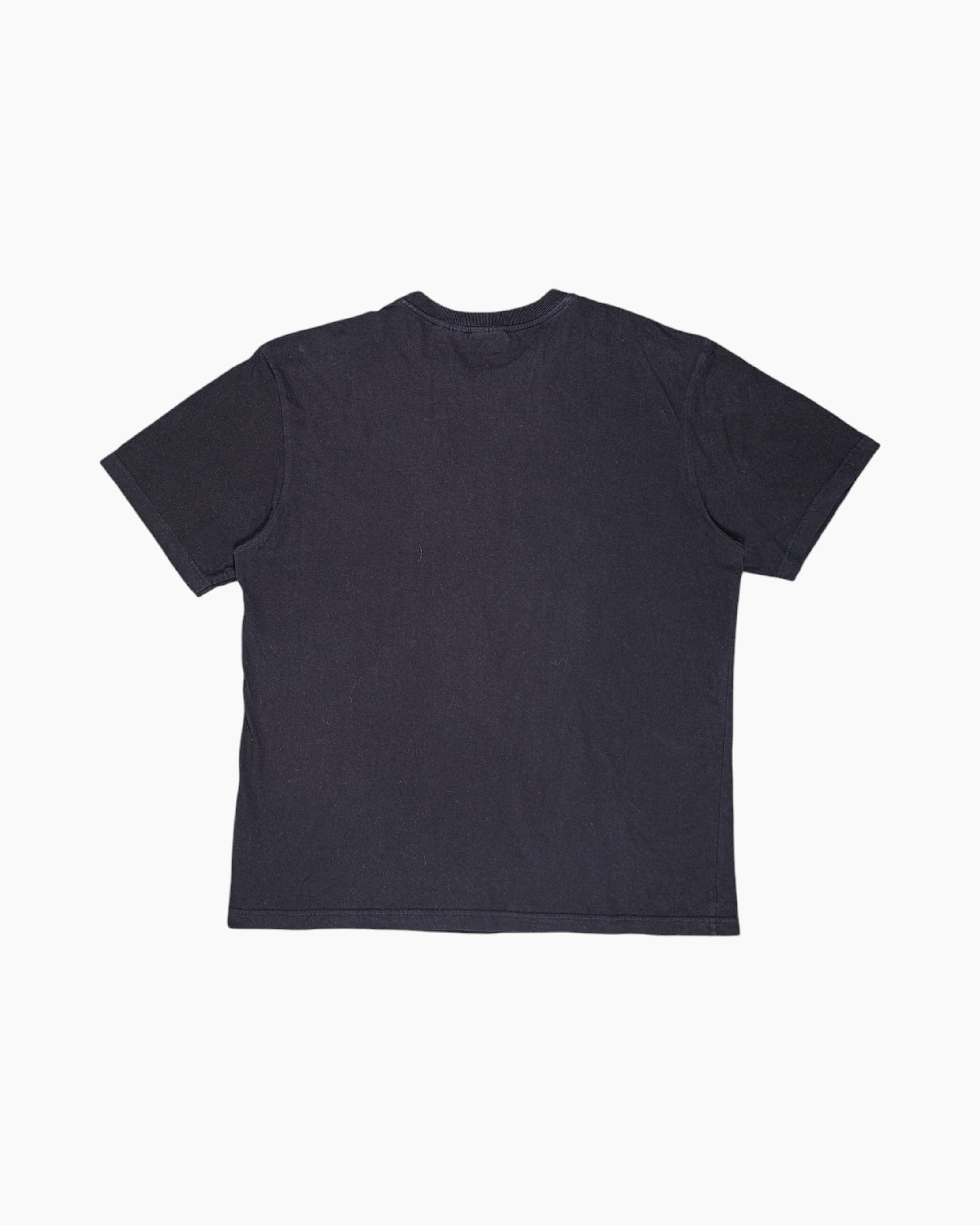 Back Pre-owned FILA Graphic T-Shirt – Black Screen Print Logo