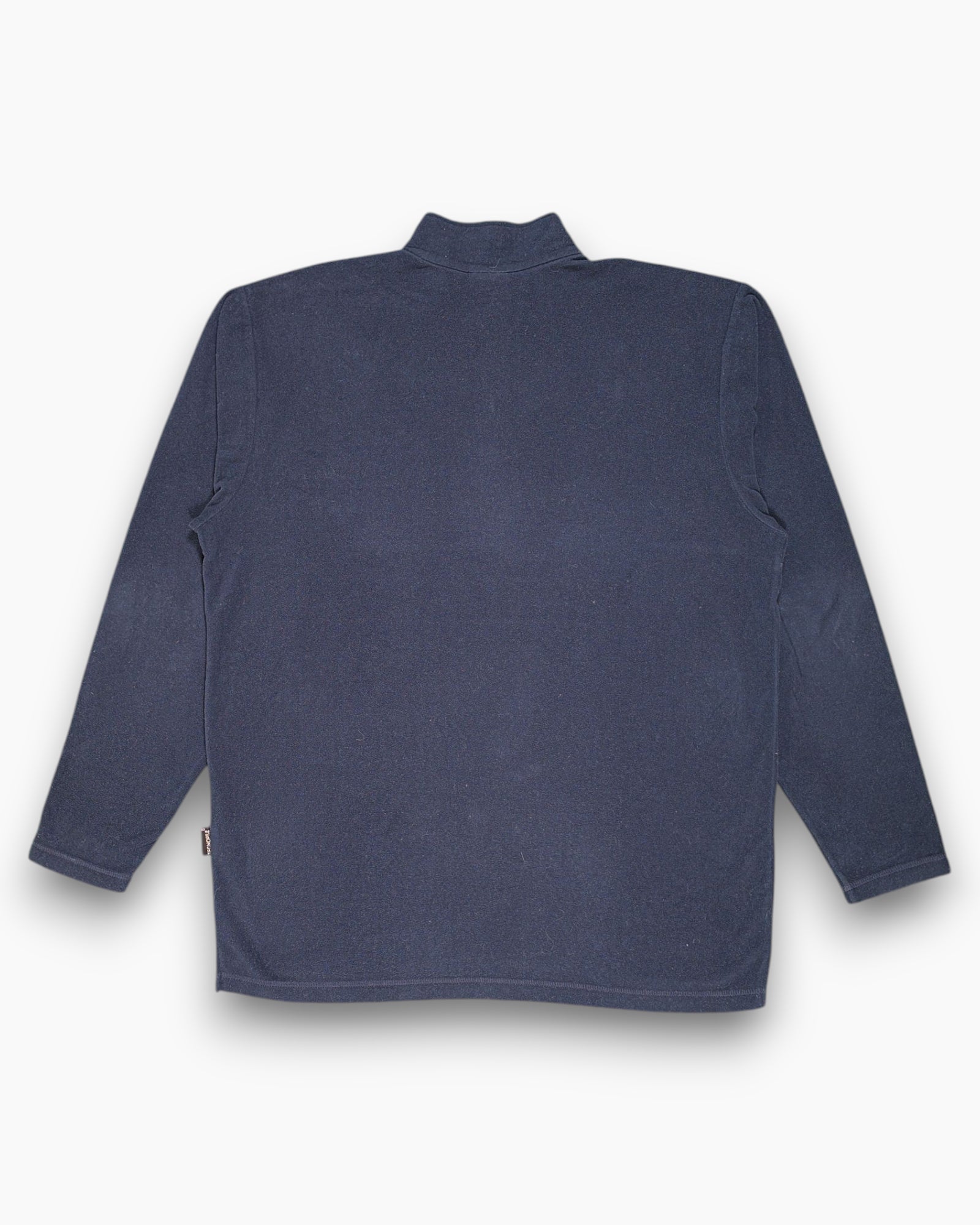 Back Pre-owned Jack Wolfskin Pullover Fleece (Half-Zip) – Navy Kangaroo Pocket