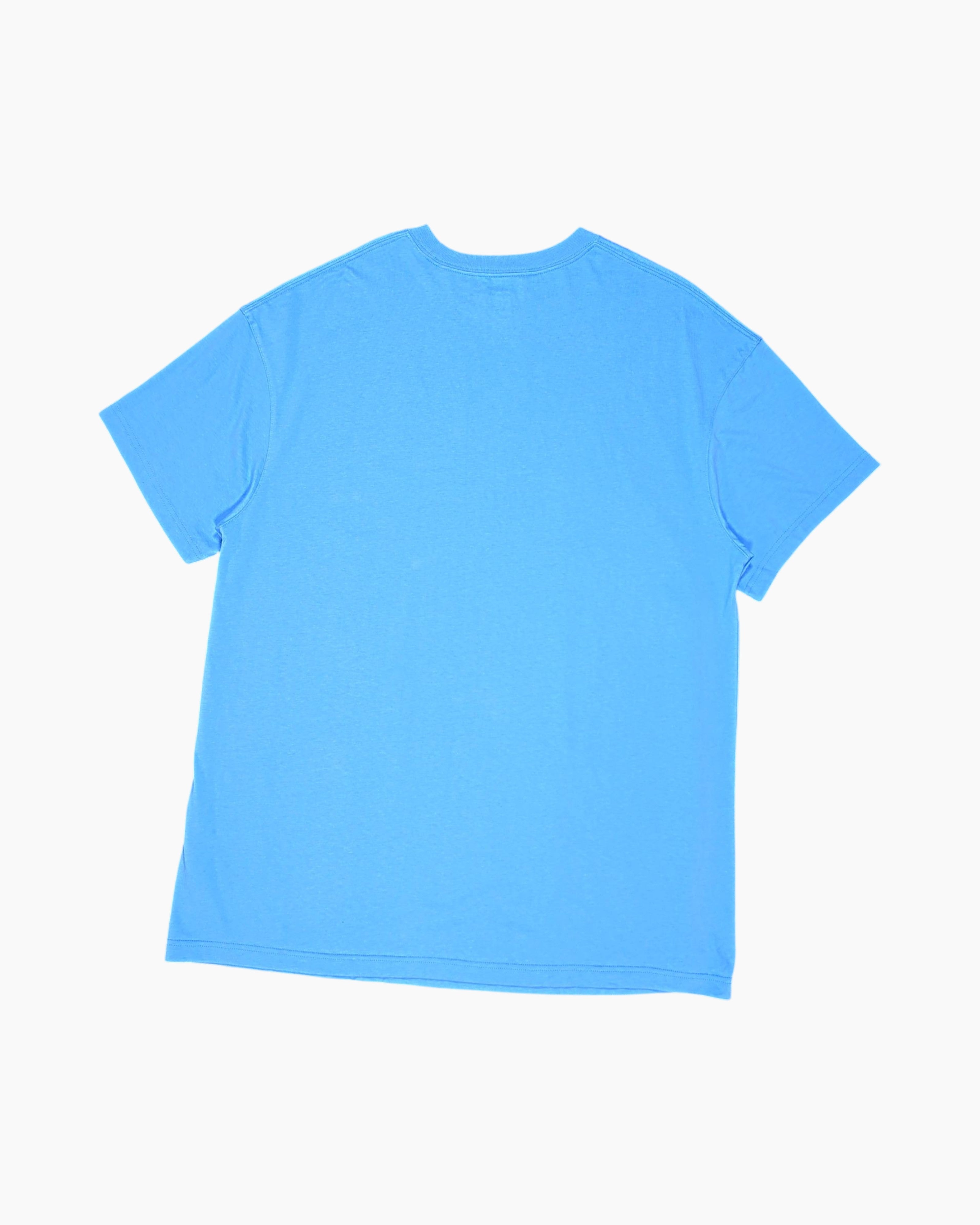 Back Pre-owned Jordan Graphic T-Shirt – Blue Printed Jumpman