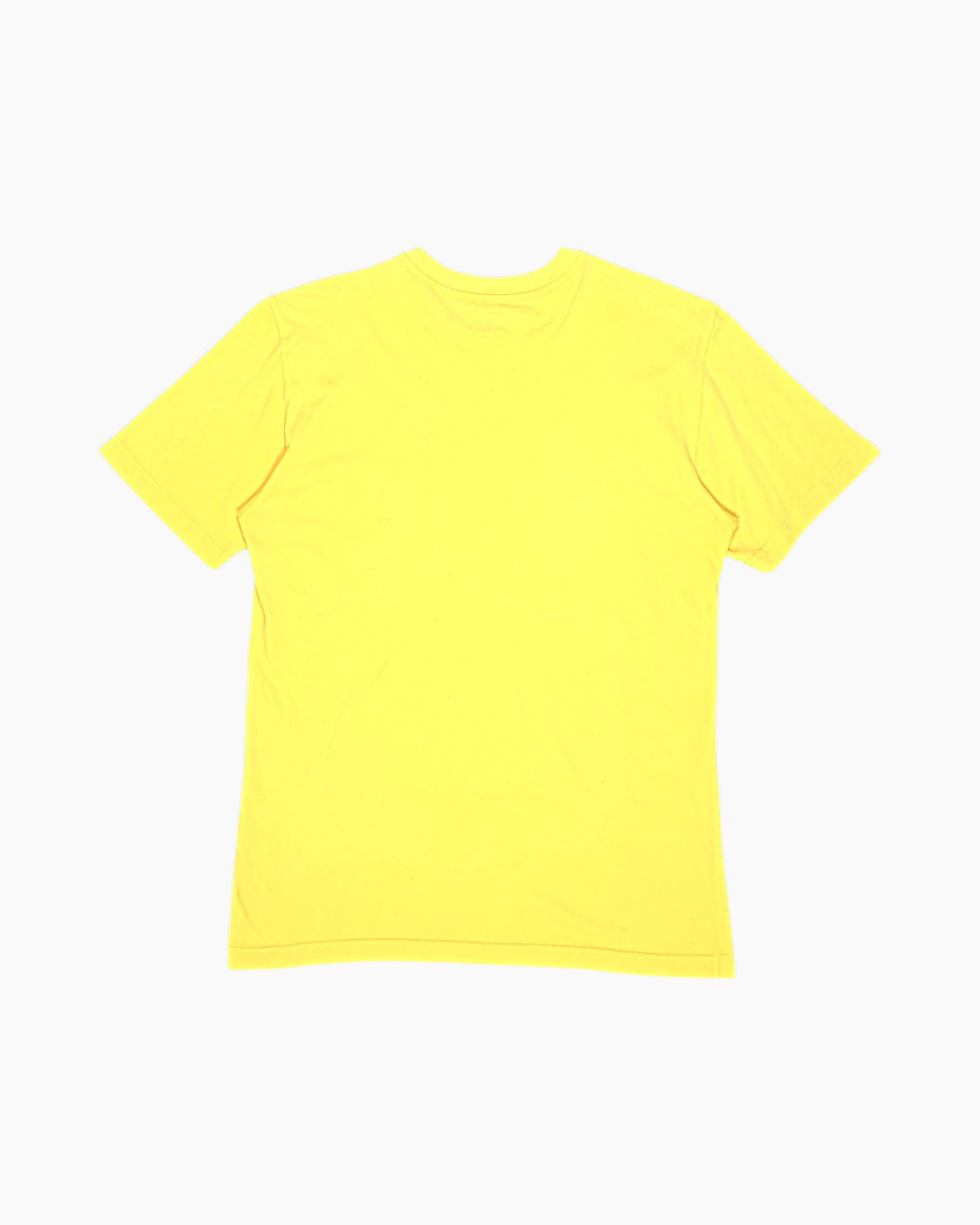 Back Pre-owned Nike Graphic T-Shirt – Yellow Printed Chest Graphic