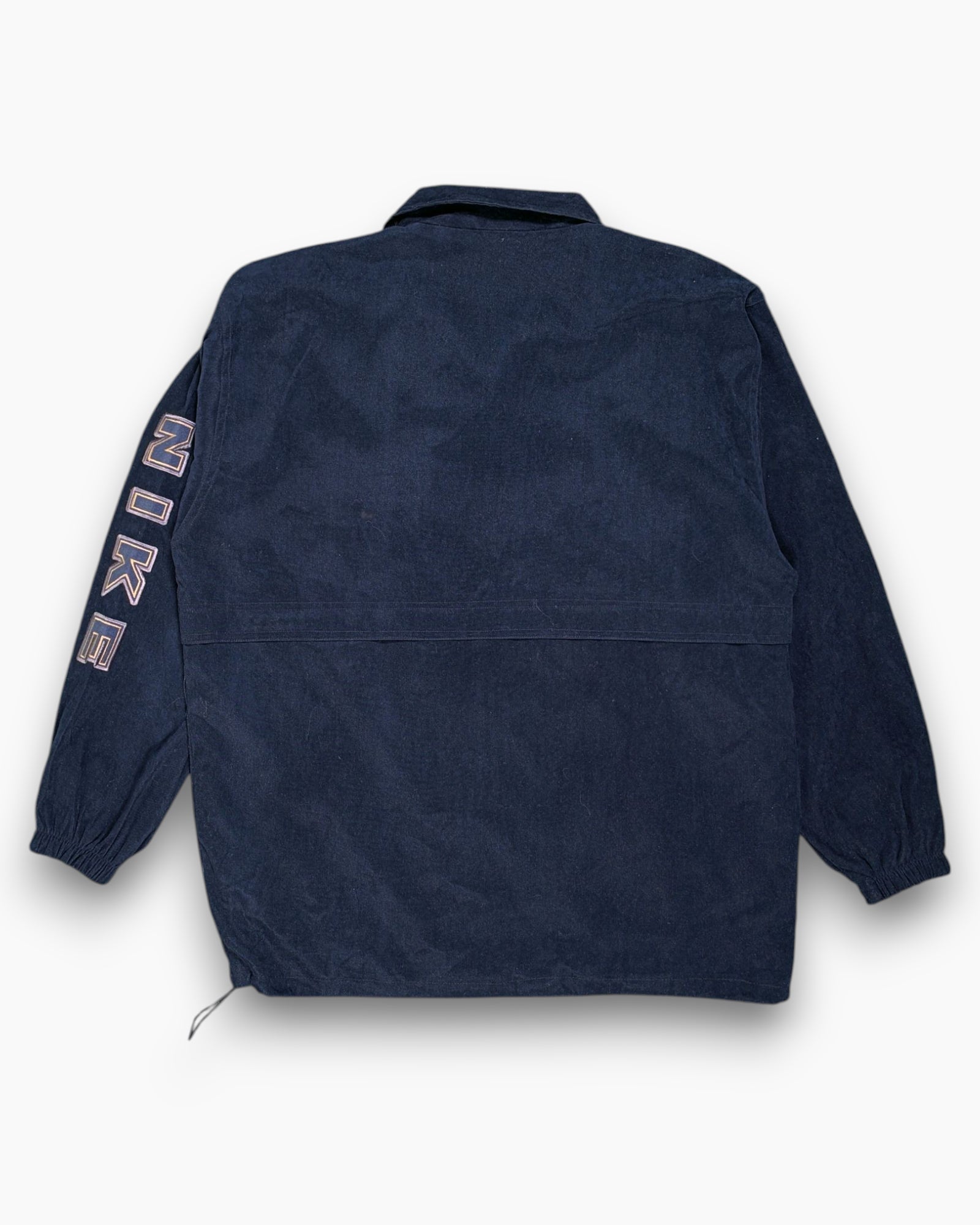 Back Vintage 90s NIKE PREMIER Track Jacket – Navy with Embroidered Logo