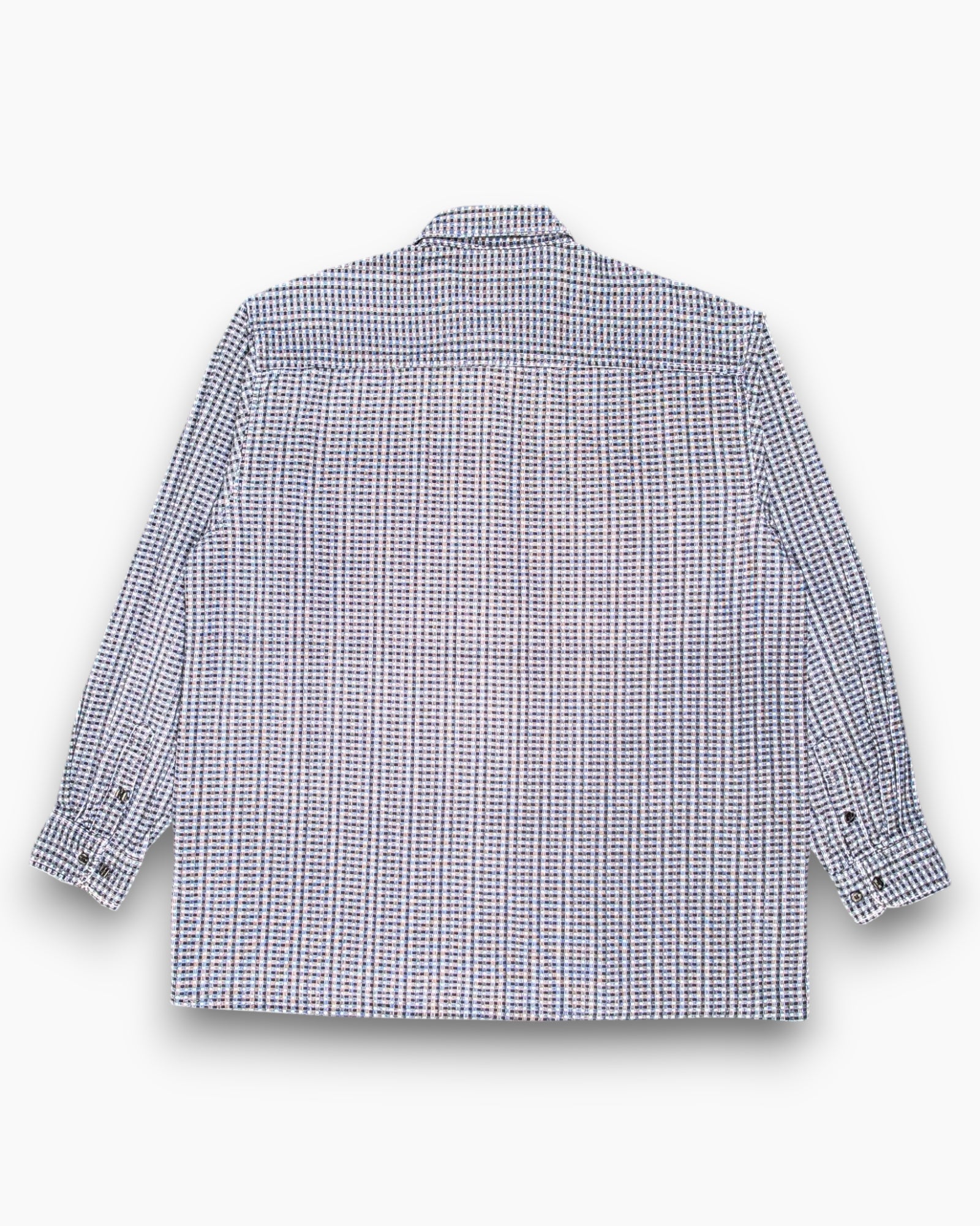 Back Vintage 90s/2000s Novelle Button-Down Shirt – Checkered (S/M)