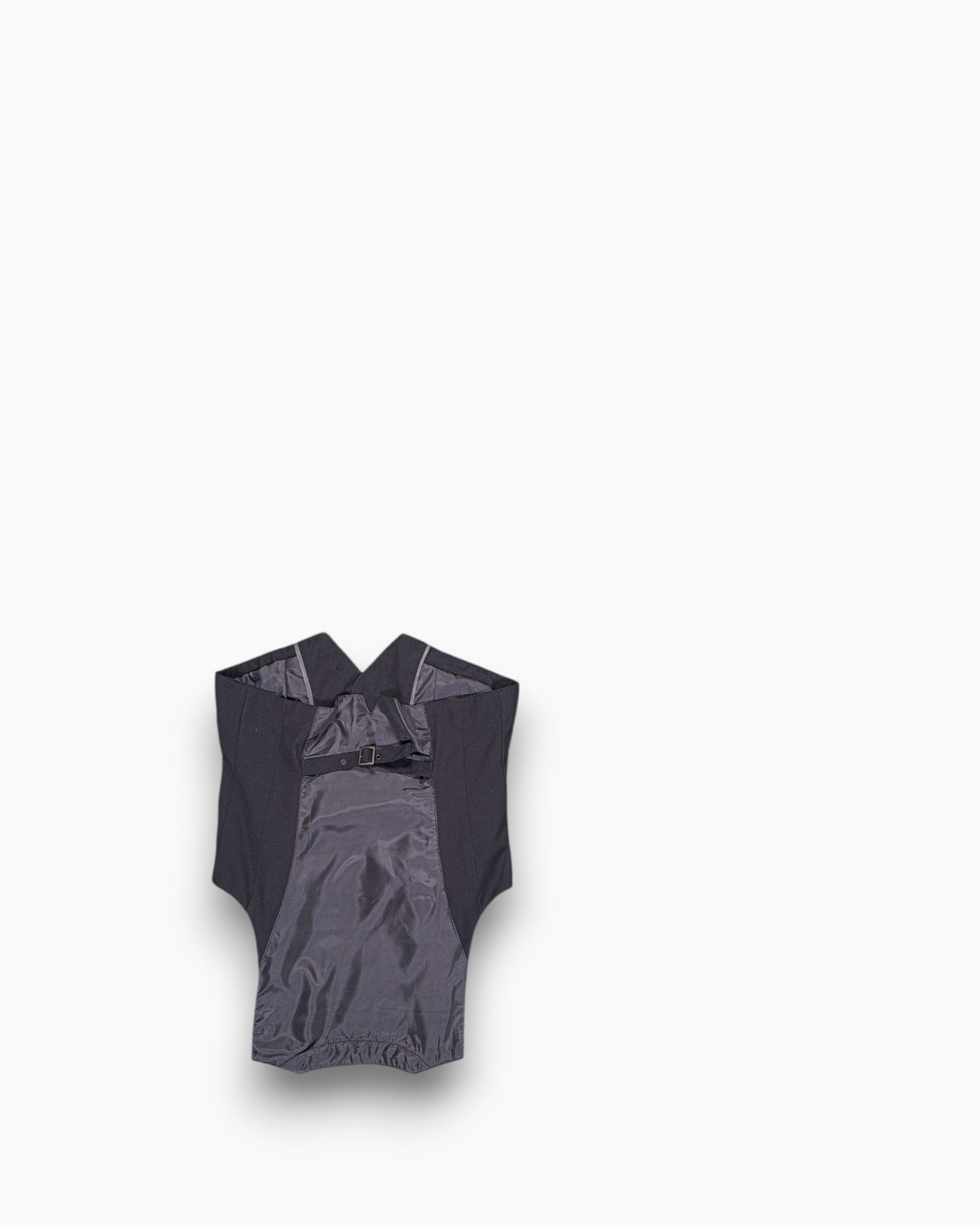 Back Pre-owned Pimkie Waistcoat / Vest – Black Tailored