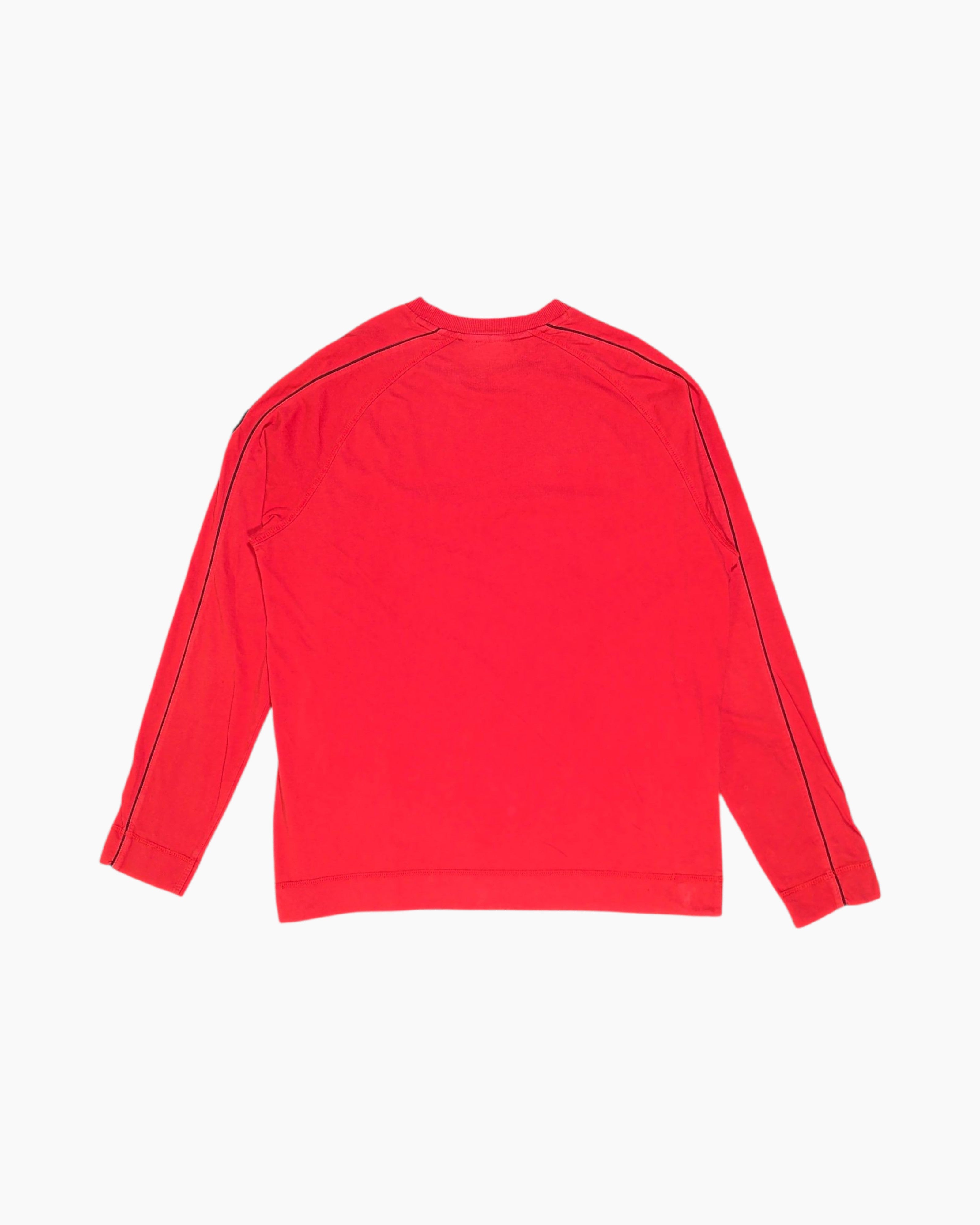Back Pre-owned PUMA Graphic Long Sleeve T-Shirt – Red Chest Logo