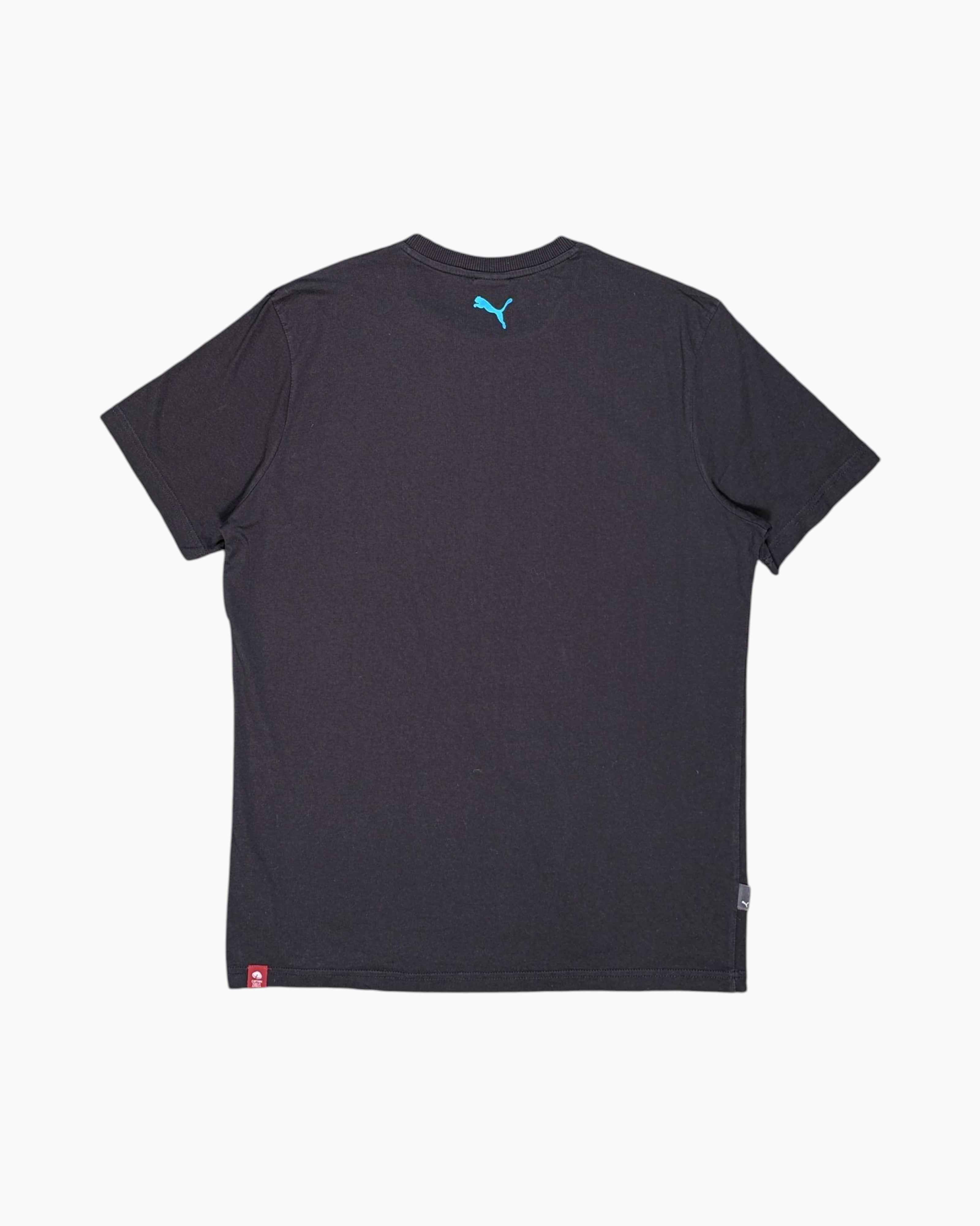 Back Pre-owned PUMA Graphic T-Shirt – Black Front Print