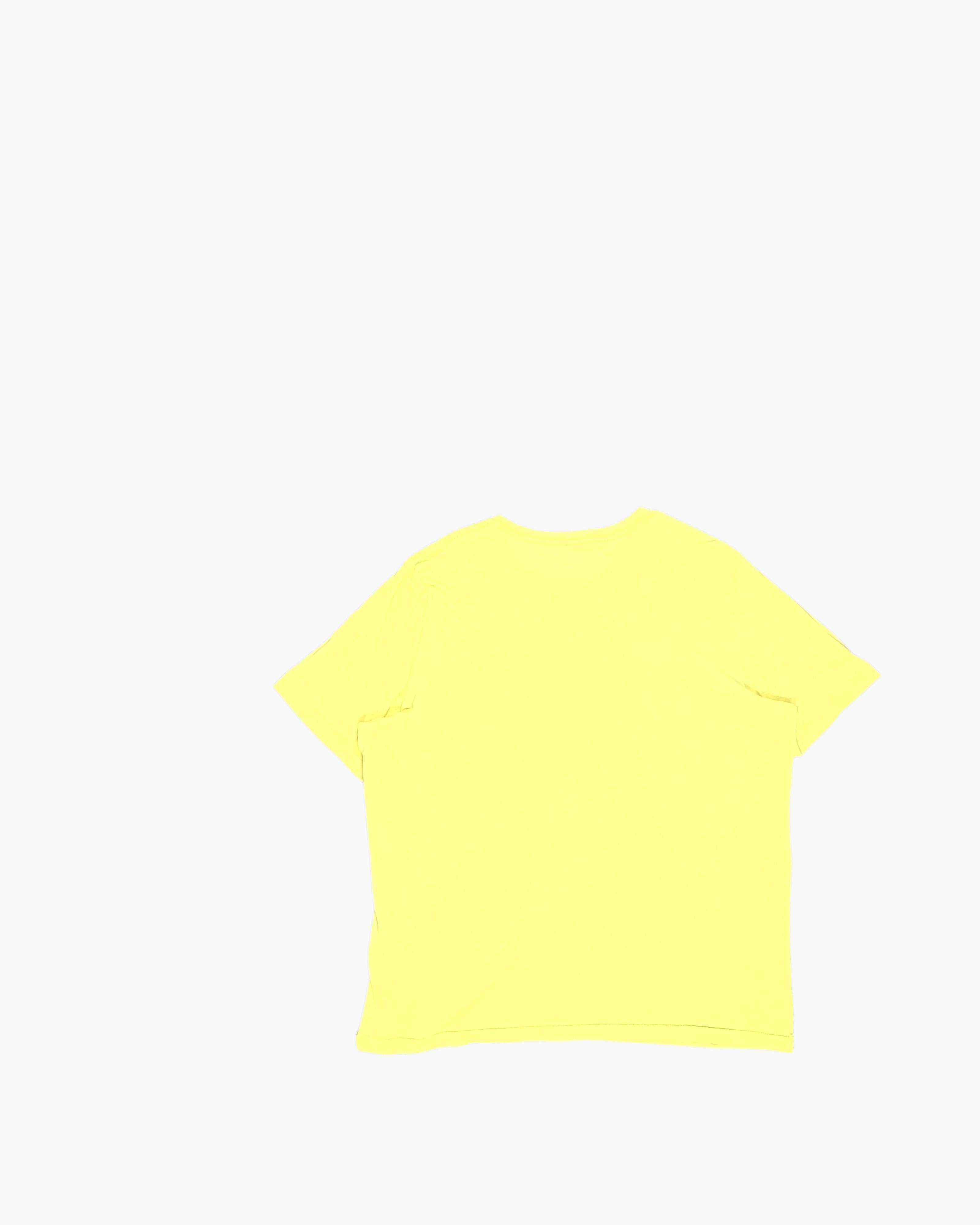 Back Pre-owned PUMA Graphic T-Shirt – Yellow Front Logo