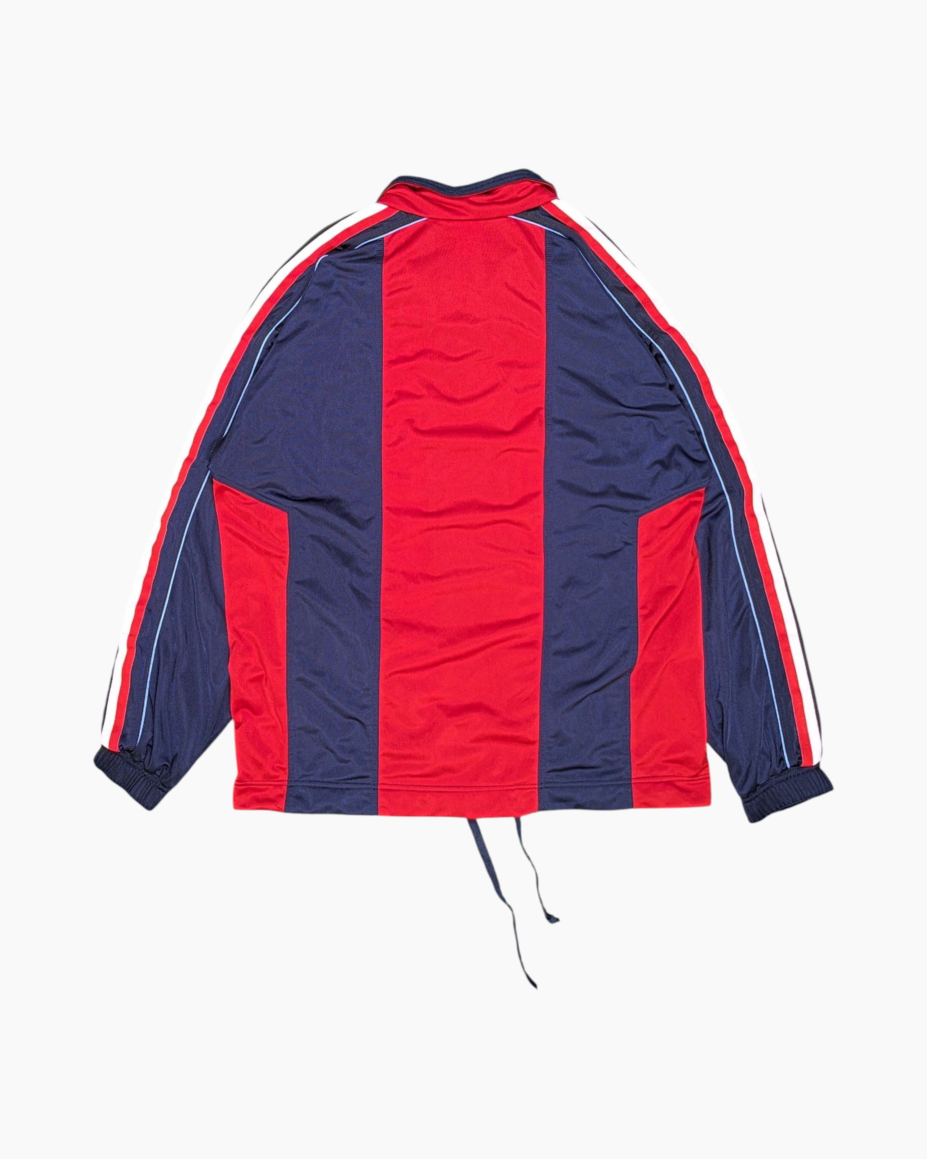 Back Vintage 80s PUMA Track Jacket – Red Navy Colorblock