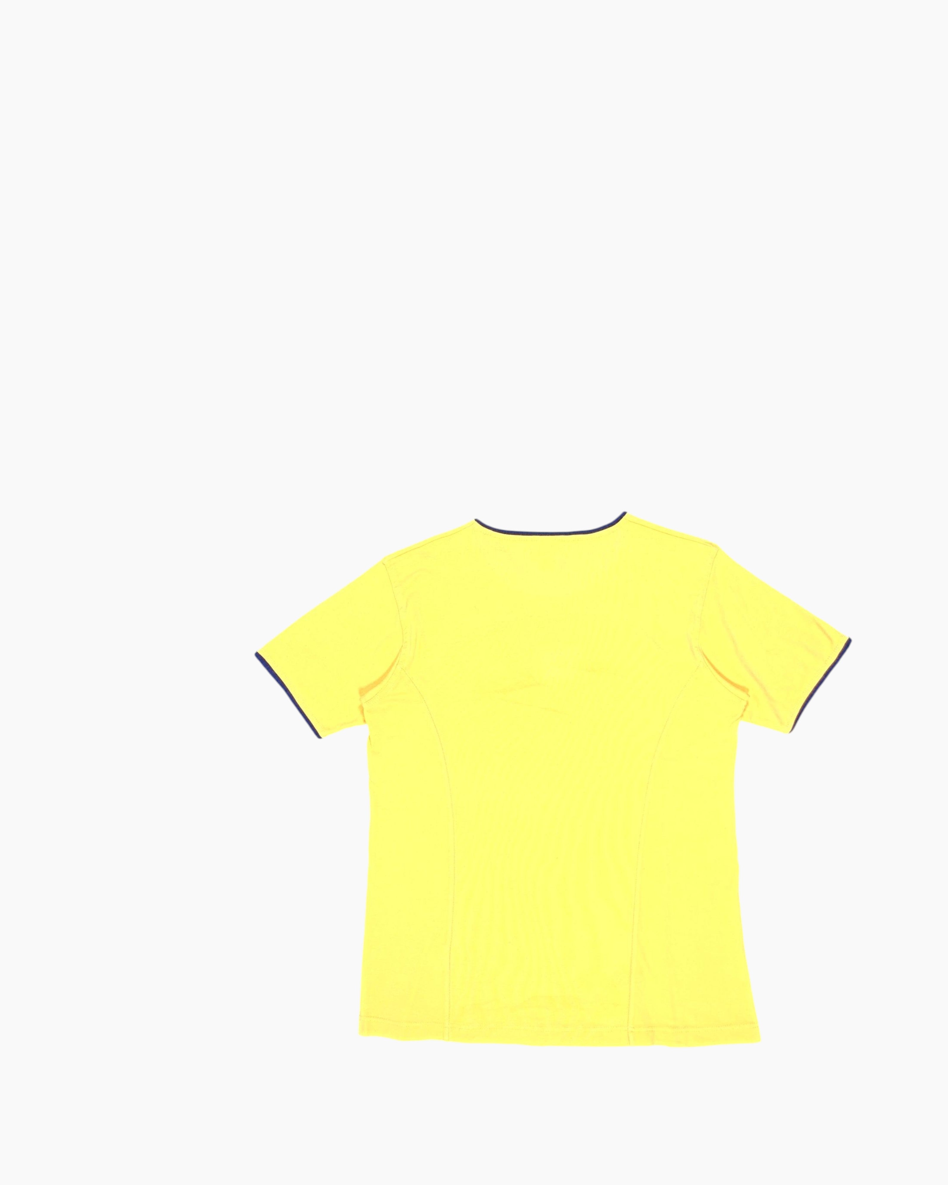 Back Vintage Y2K Reebok Graphic T-Shirt – Yellow Ringer (Preloved)