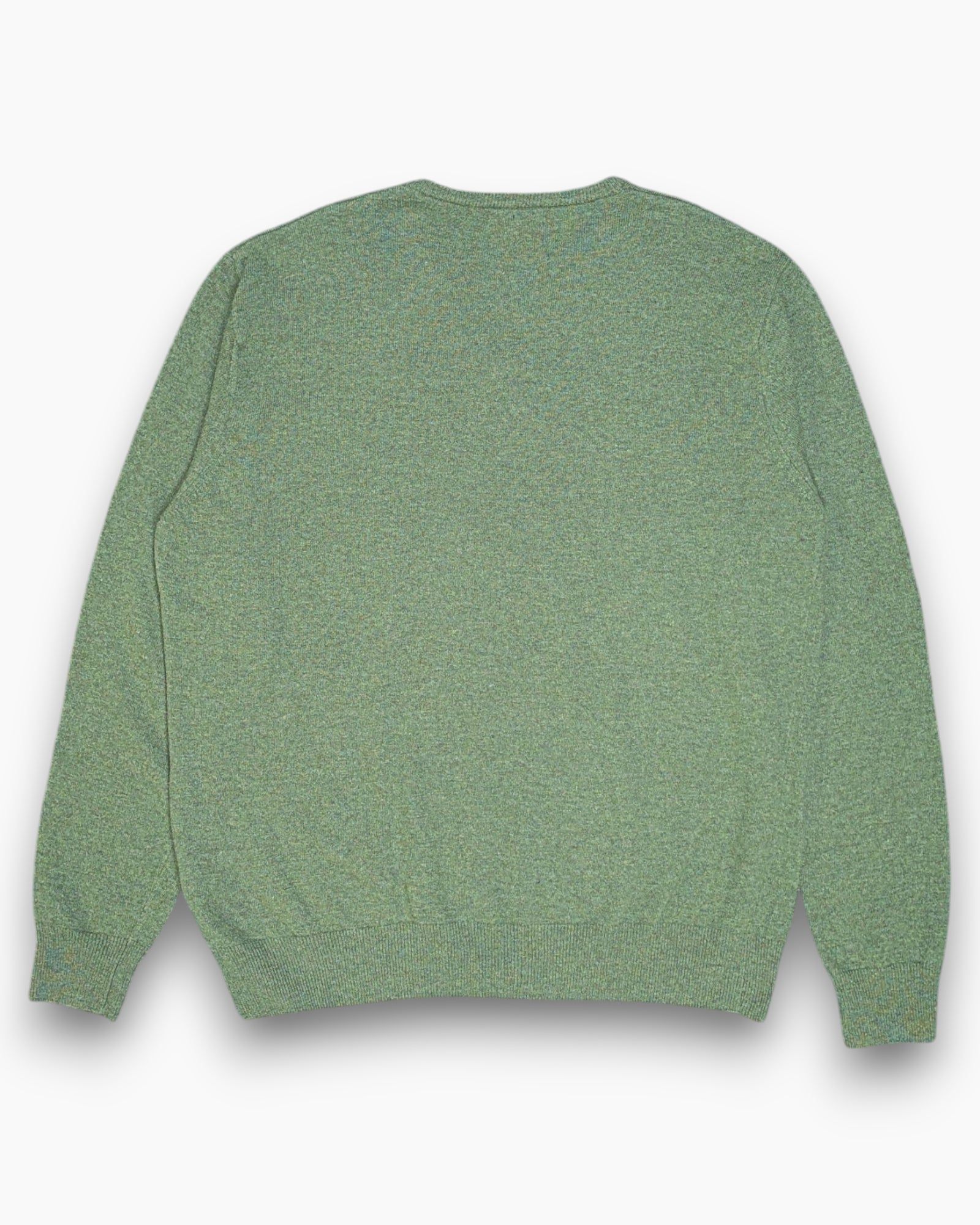 Back Pre-owned ROBE DI KAPPA Pullover Sweater – Green V‑neck (XL)