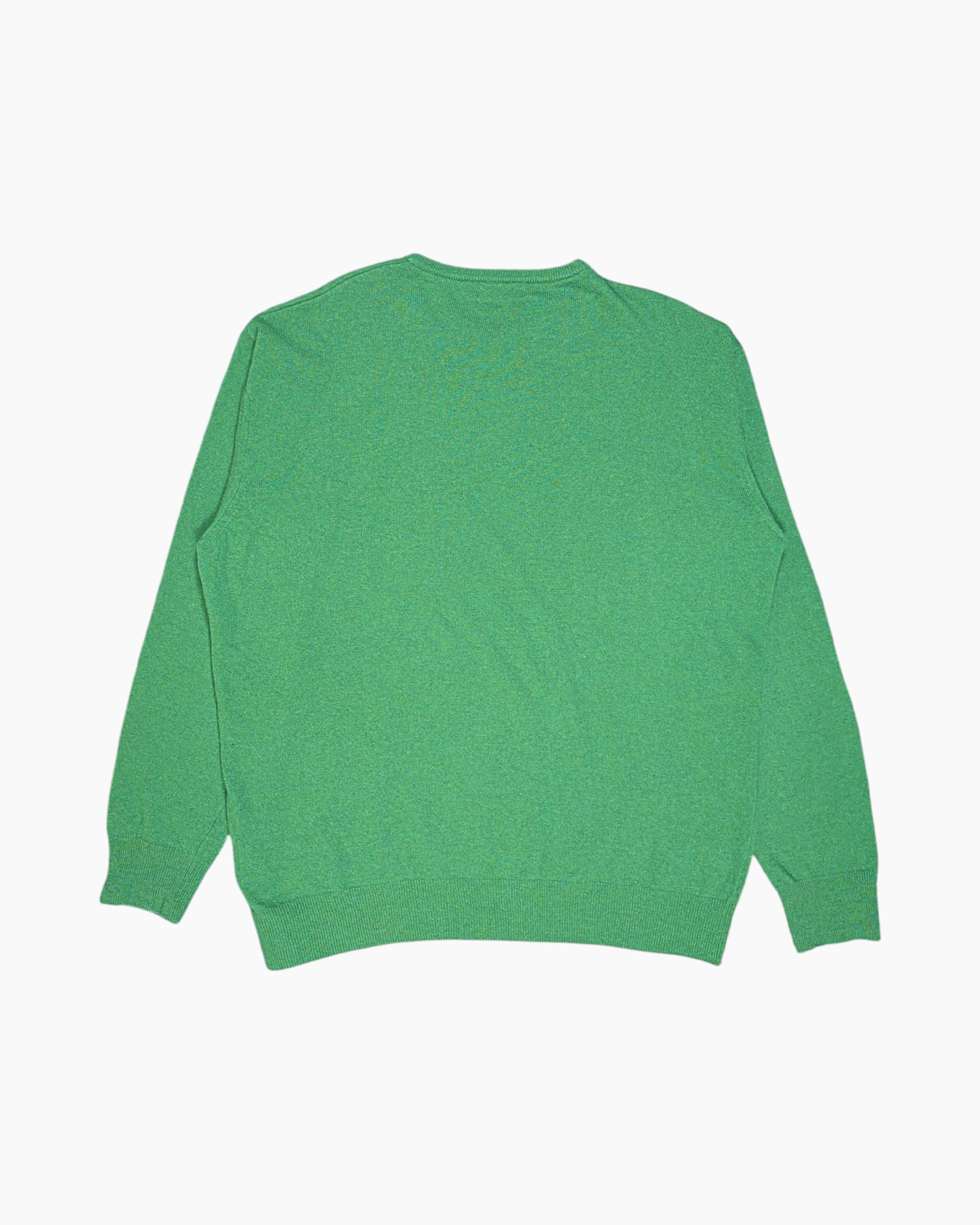 Back Vintage 90s/2000s ROBE DI KAPPA Pullover Sweater – Green Lambswool