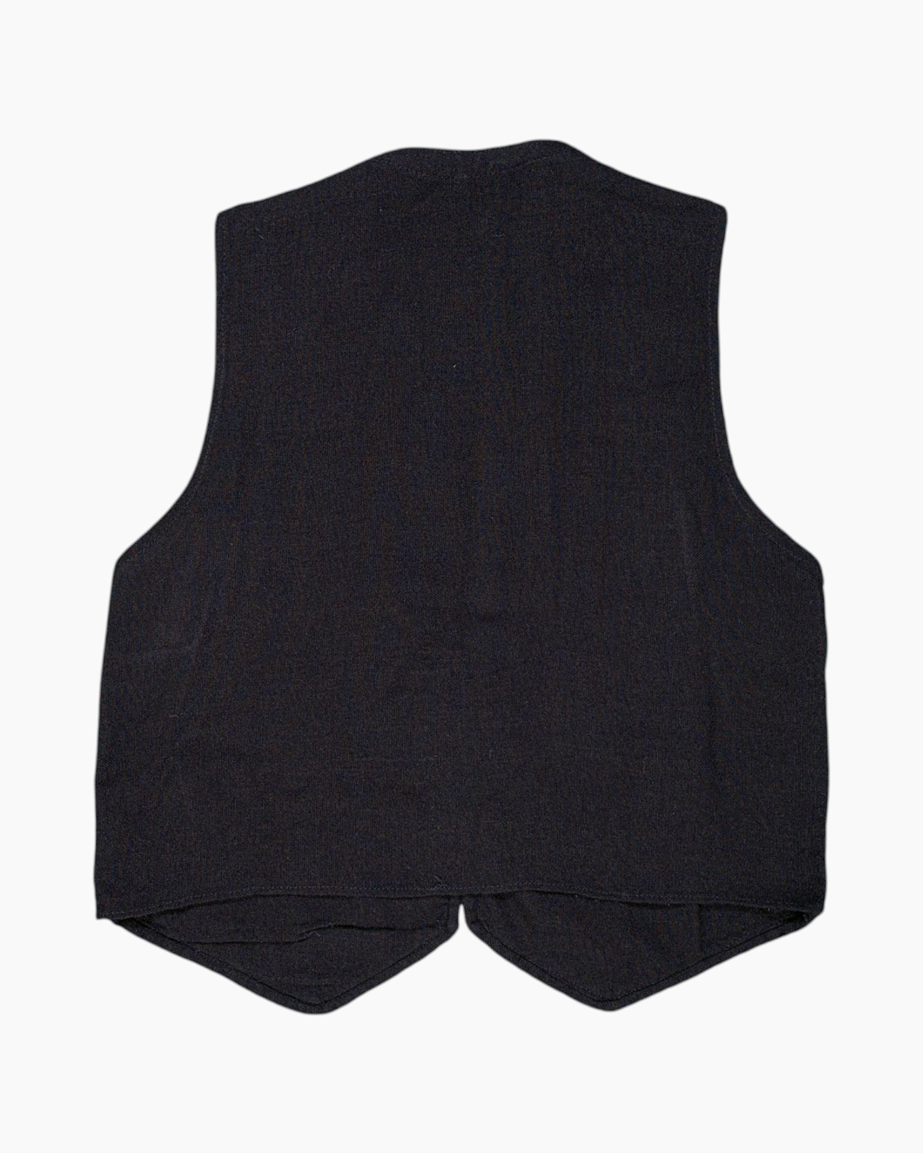 Back Vintage 80s/90s Unknown Vest – Multicolor Patchwork Front