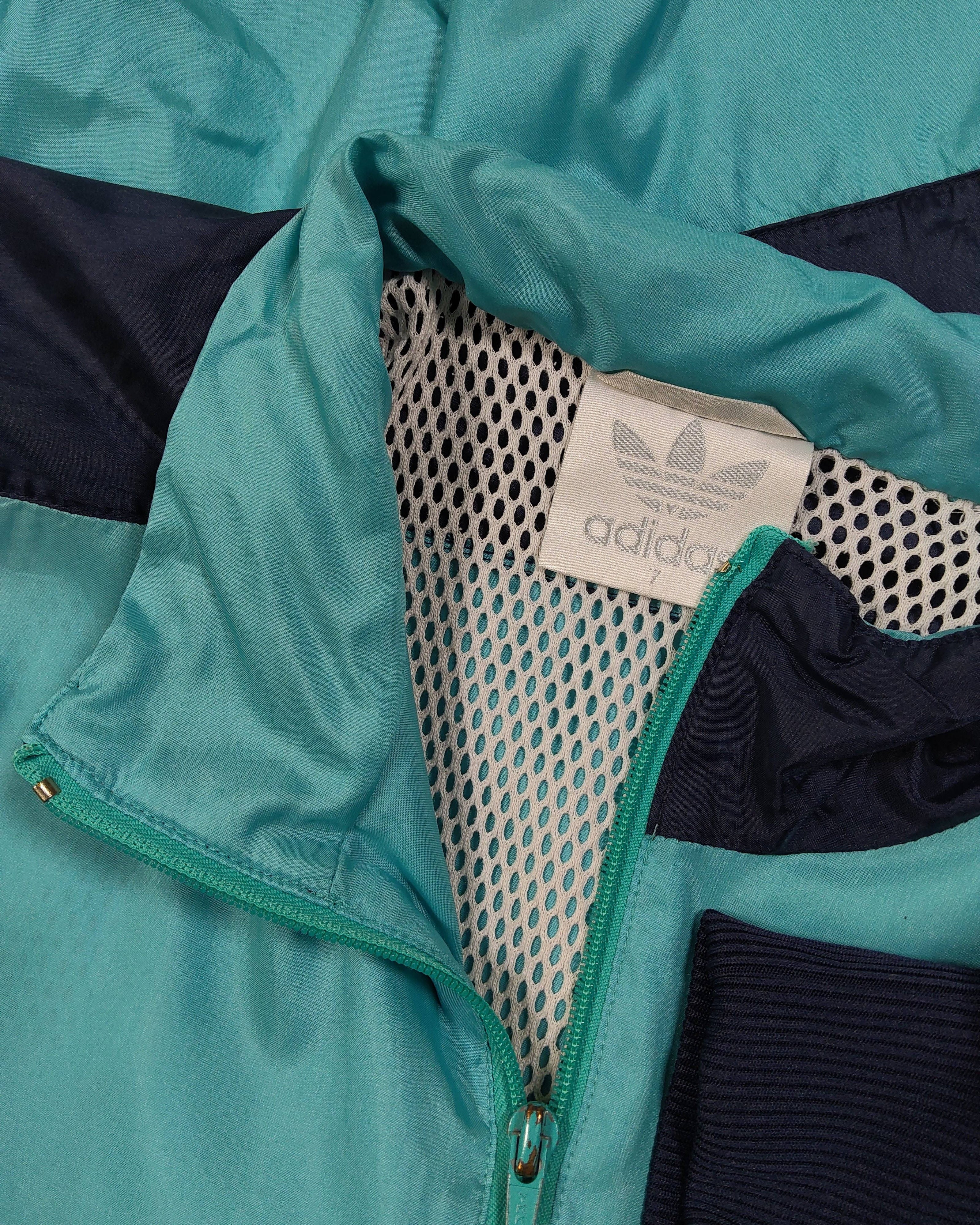 Extra-1 Vintage 80s/90s adidas Track Jacket – Blue Colorblock