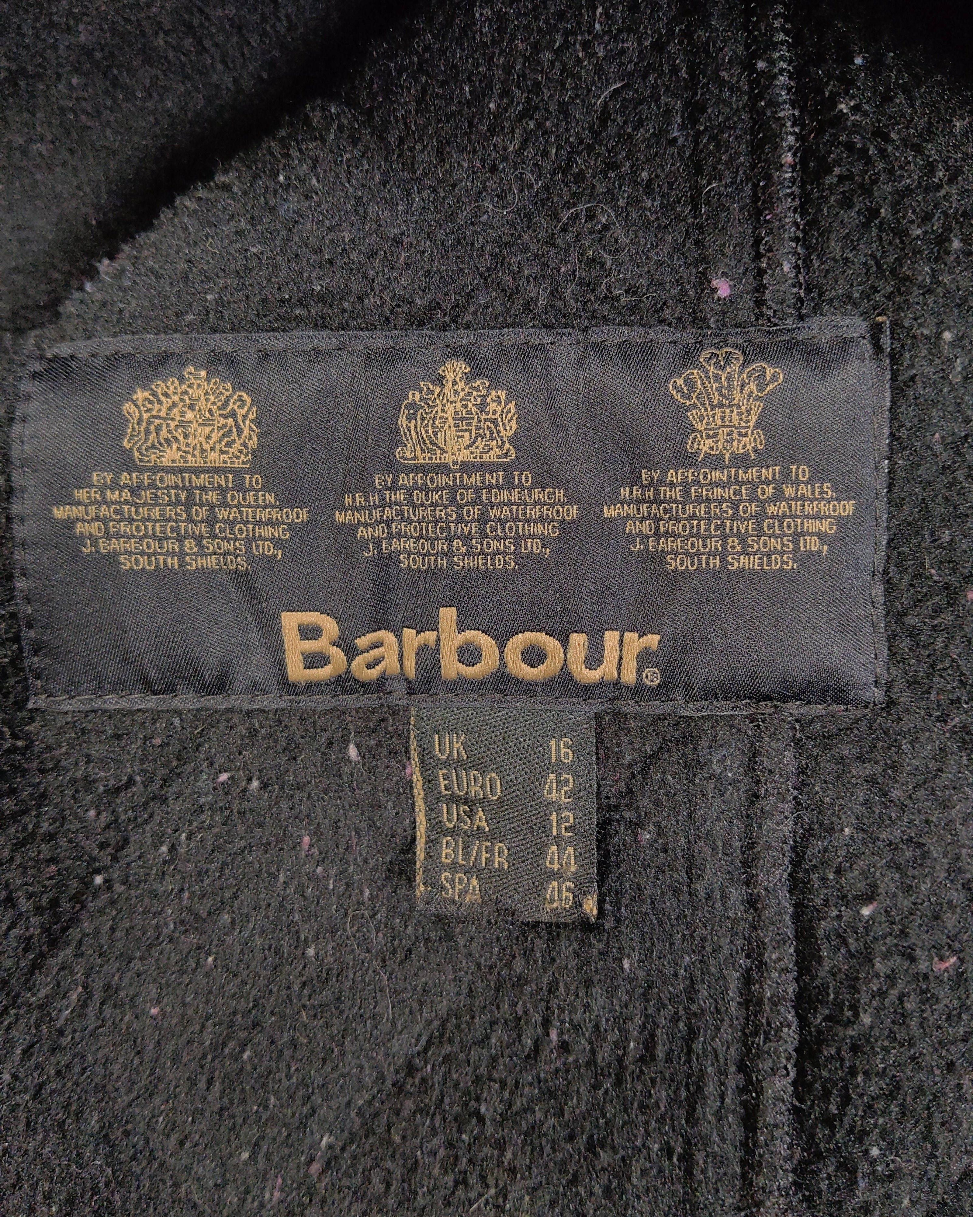 Extra-3 Pre-owned Barbour Quilted Jacket – Black Belted Moto (Women)
