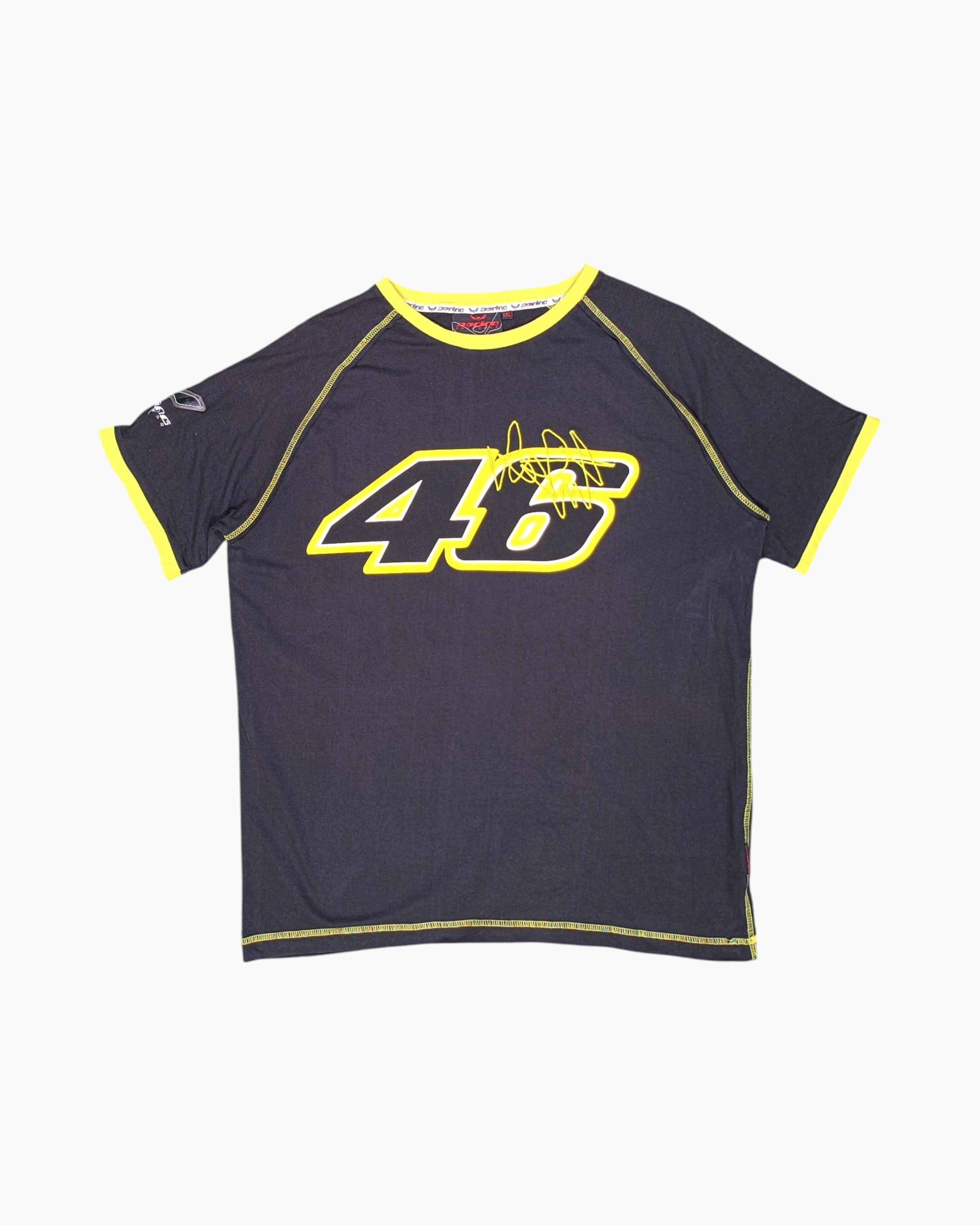 Front Pre-owned Daring Graphic T-Shirt – Black number 46 contrast trim